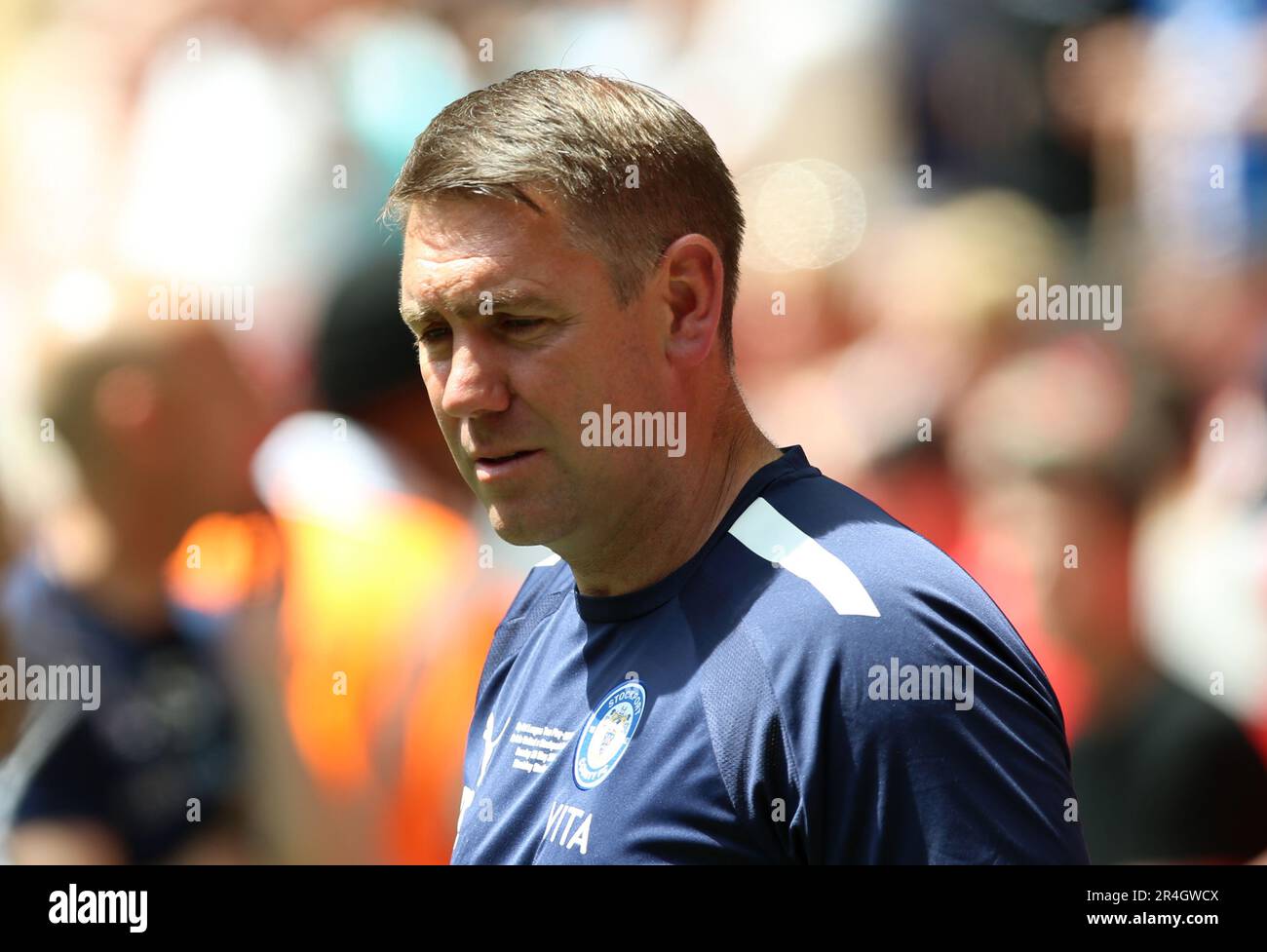 Stockport County manager Dave Challinor ahead of the Sky Bet League Two