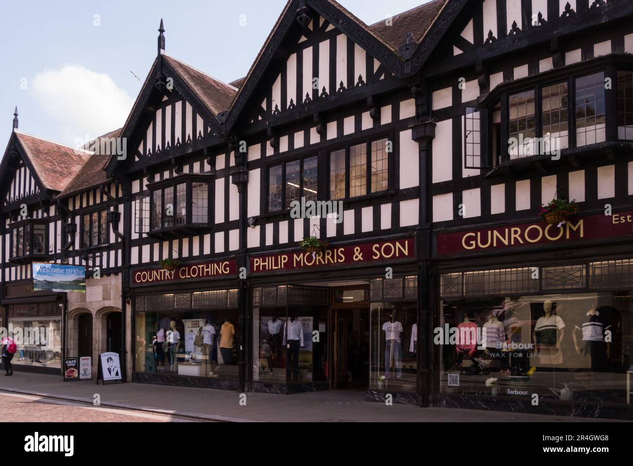 Entrance to herefords butter market hires stock photography and images