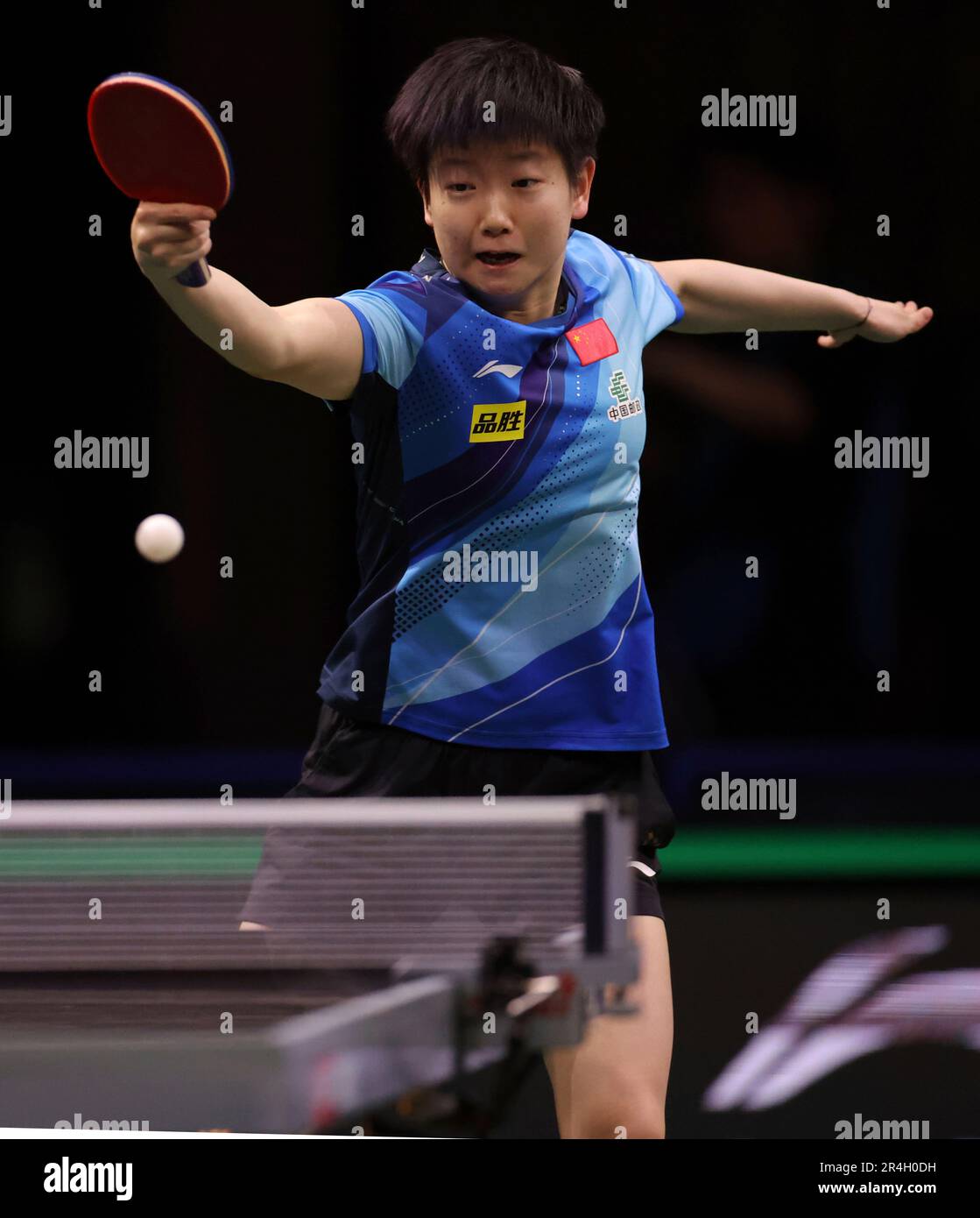 Sun Yingsha of China competes during women's singles final match ...