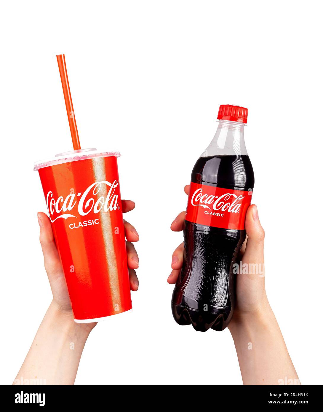 Cup with coca cola editorial stock image. Image of spray - 102696144