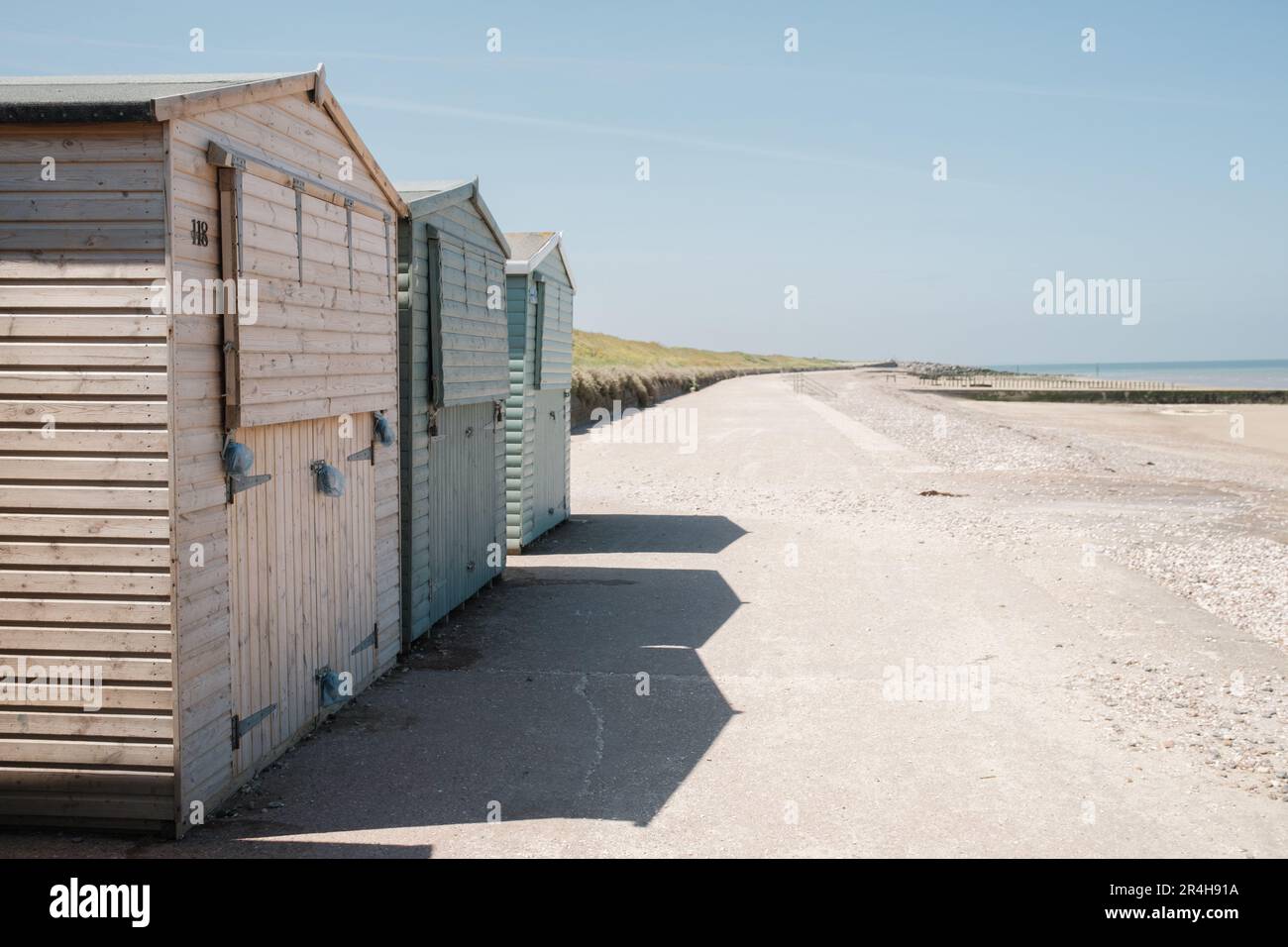 The Beach, Minnis Bay, Birchington, Thanet, Kent, UK Stock Photo