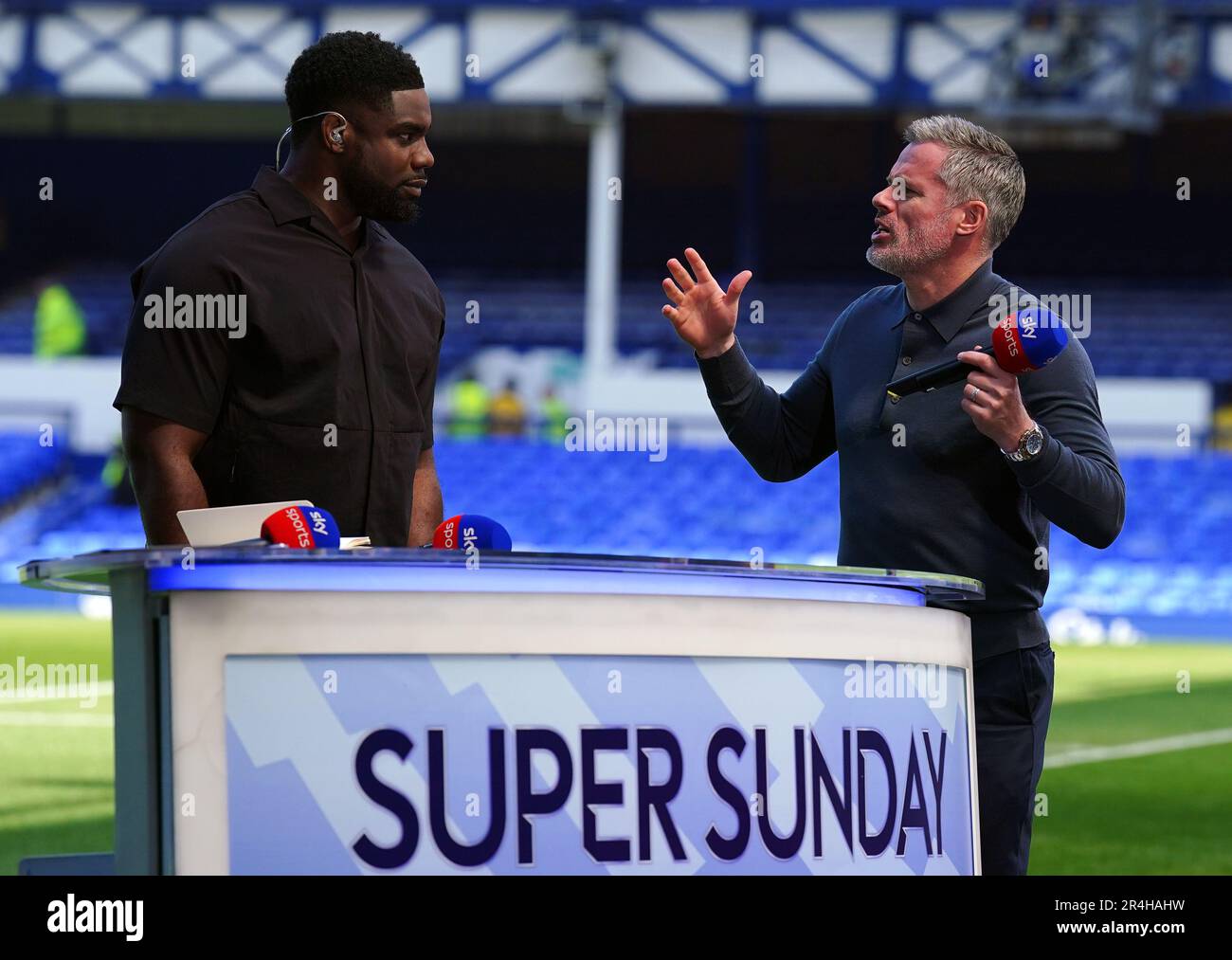 Sky Sports Pundits Micah Richards And Jamie Carragher right Ahead Of sky-sports-pundits-micah-richards-and-jamie-carragher-right-ahead-of