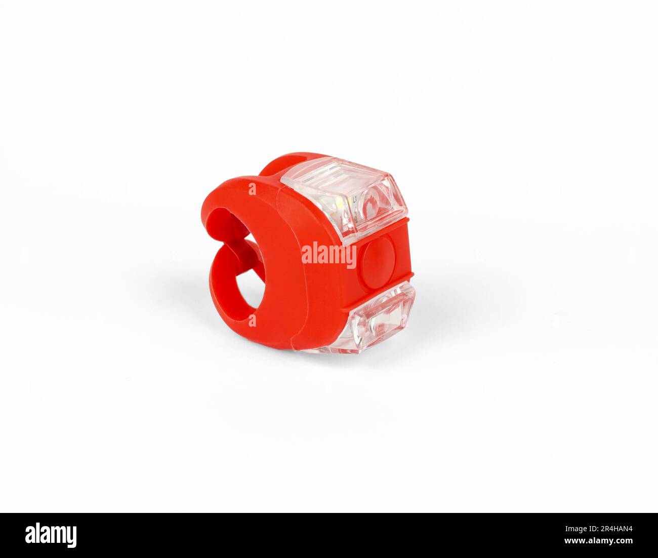 Front bicycle light isolated on white background Stock Photo