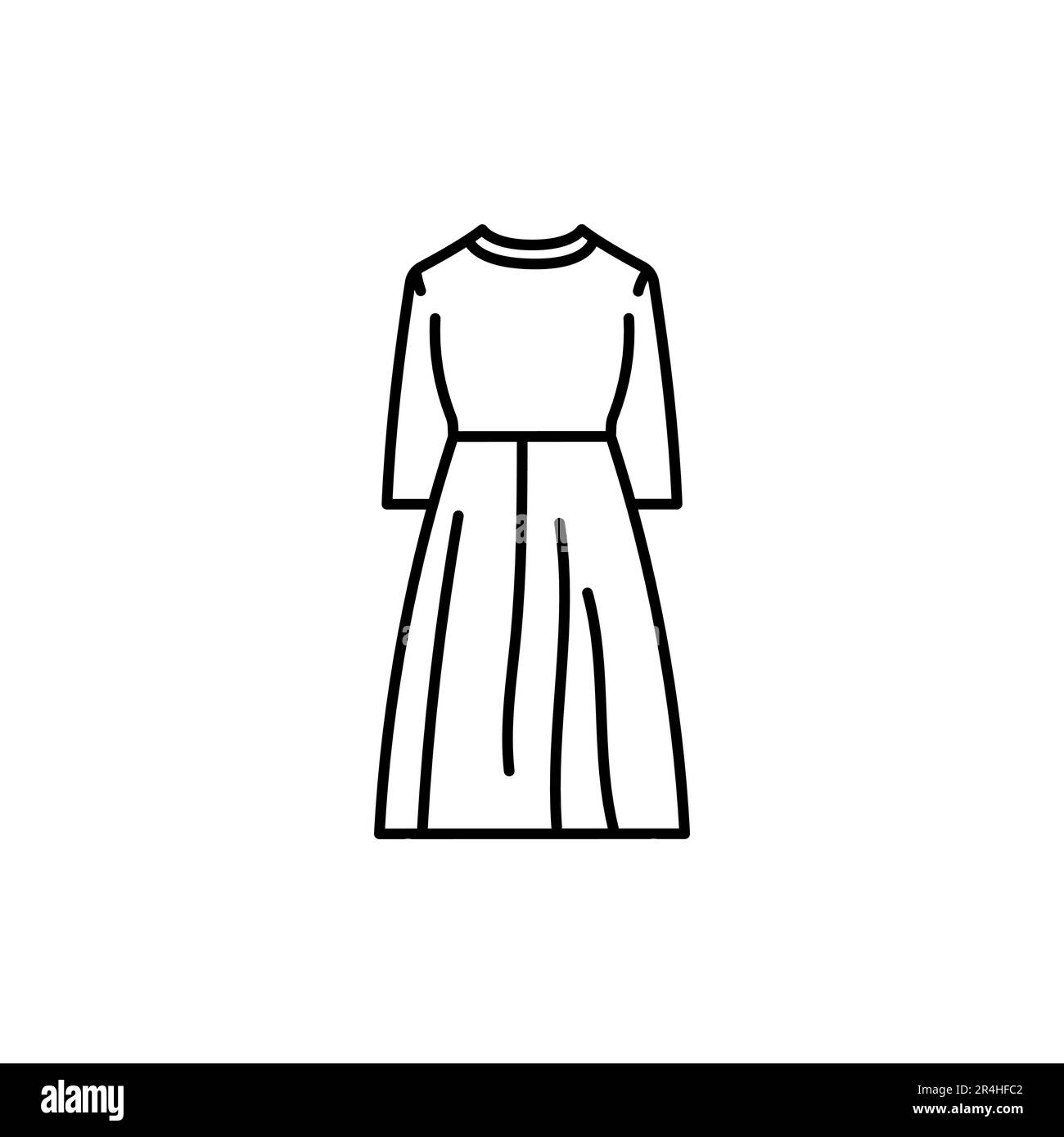 Woman trapeze dress Black and White Stock Photos & Images - Alamy