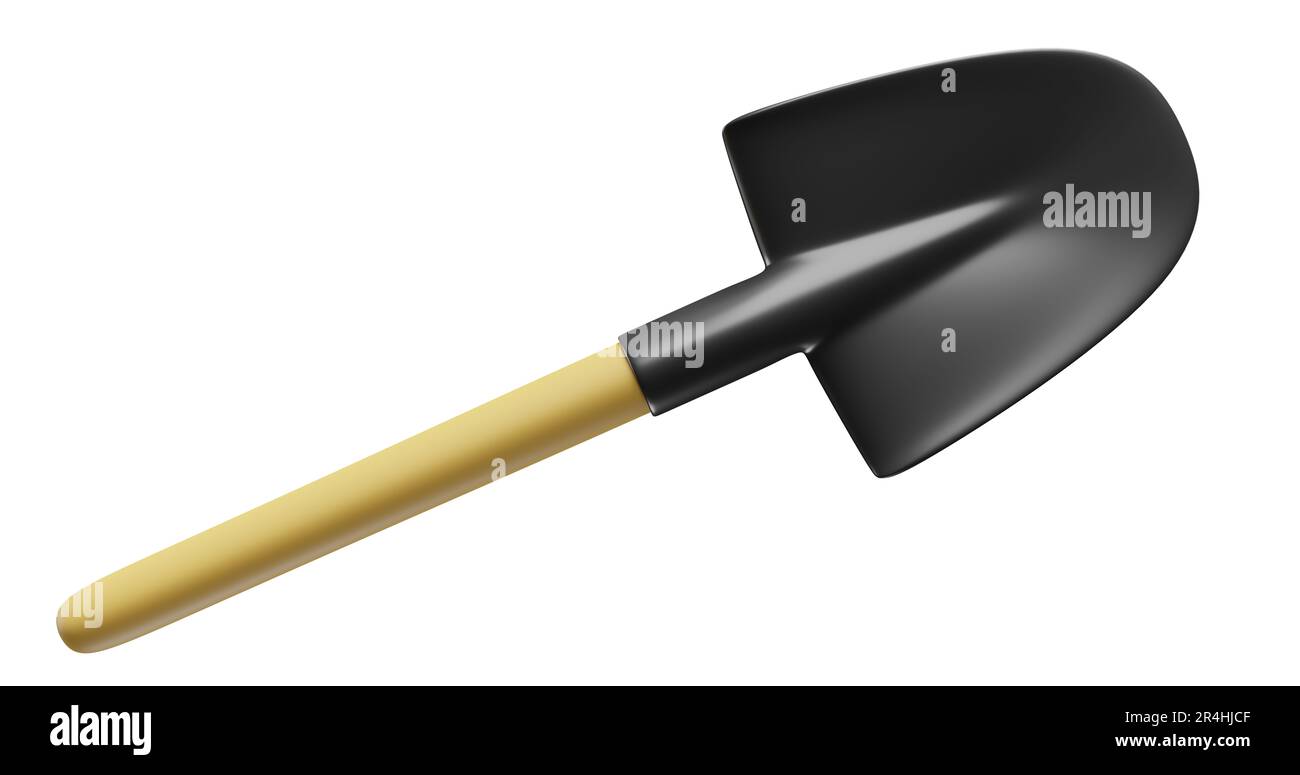 Render wooden shovel hi-res stock photography and images - Alamy