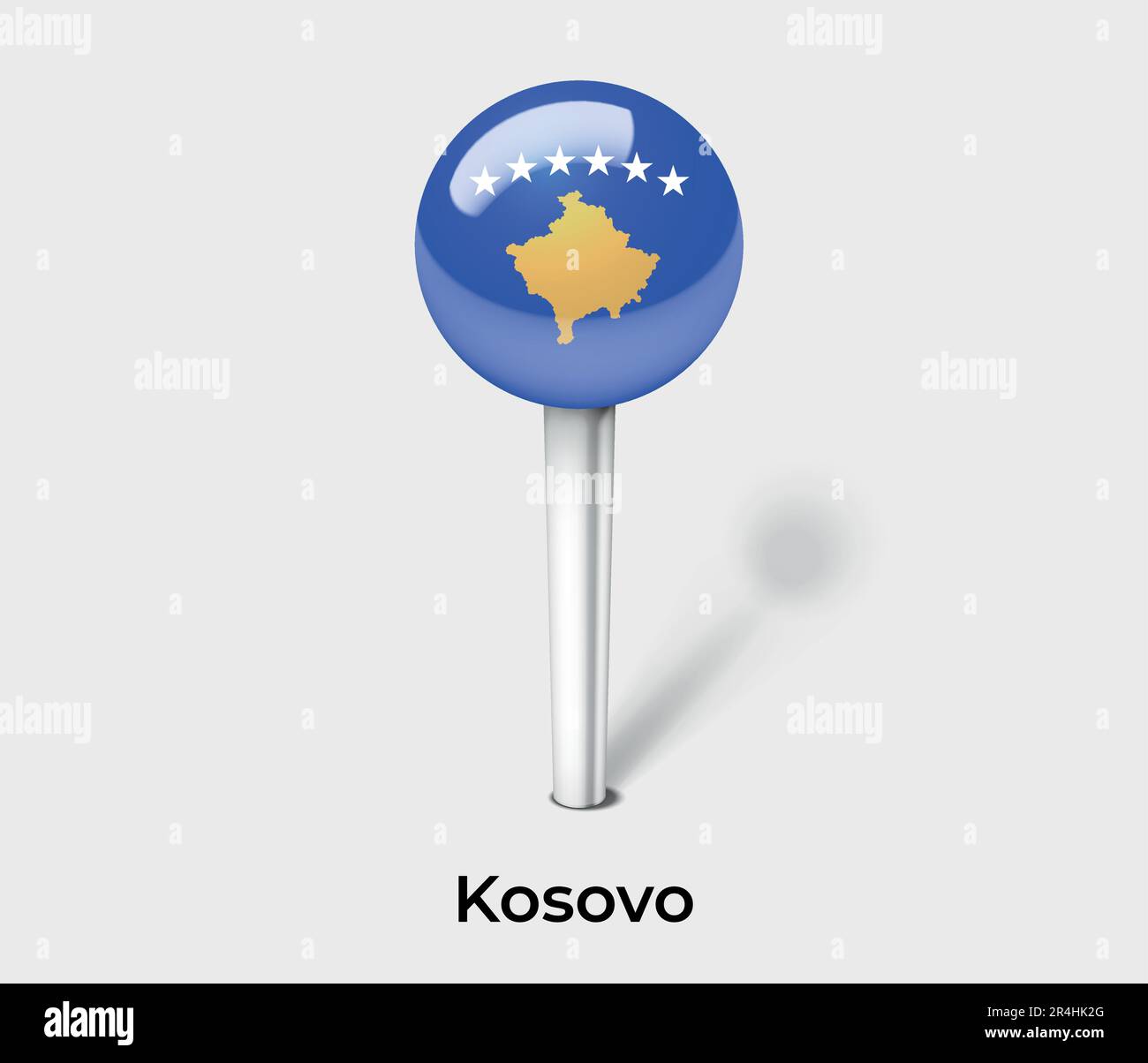 KOSOVO Kosovan Country Metal Flag Lapel Pin Badge *NEW*MIX - Foto 14