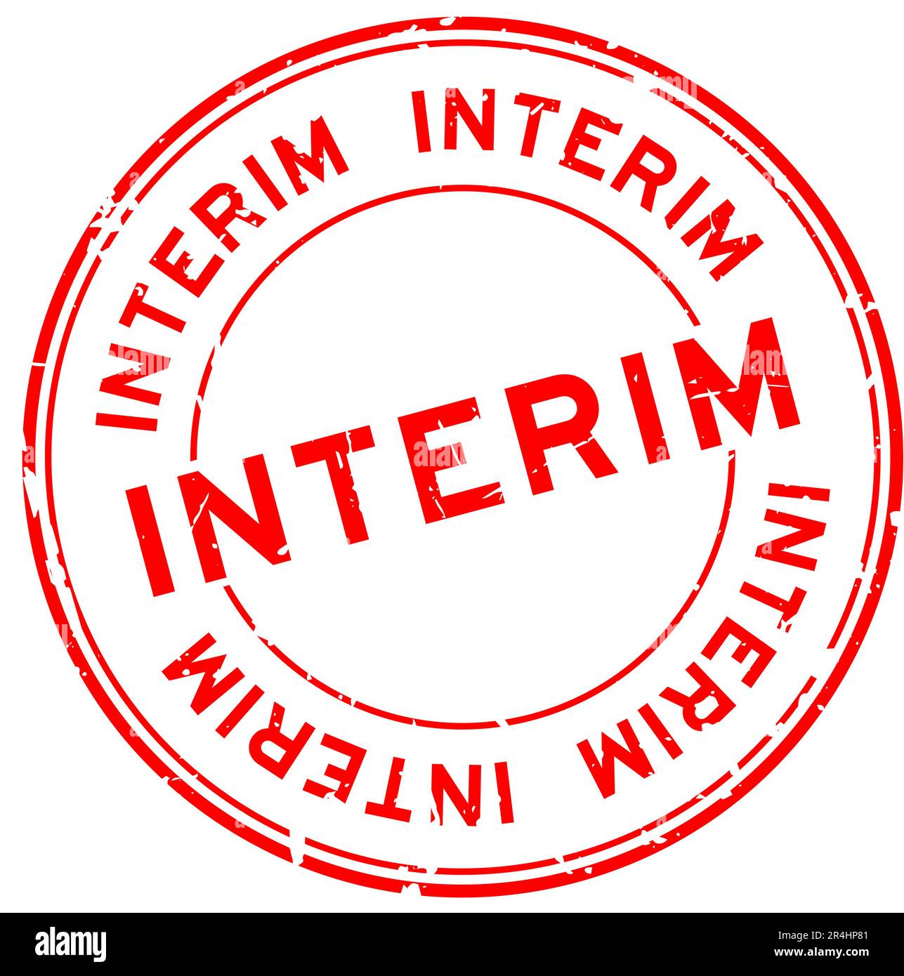 Assignment round red grunge stamp hi res stock photography and images