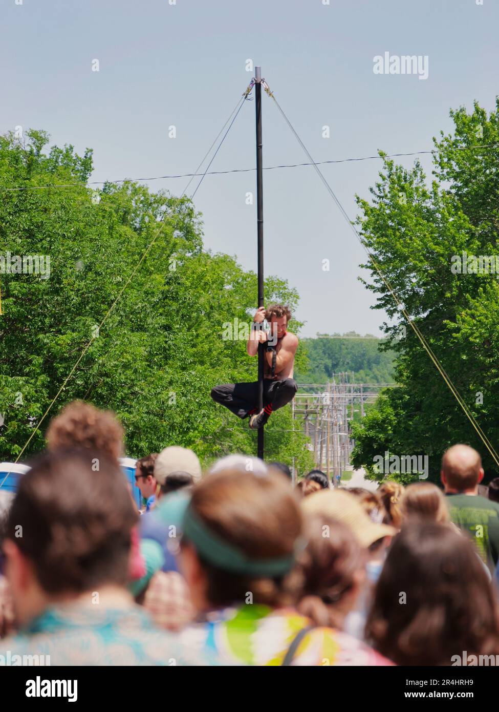Lawrence, Kansas May 27, 2023 Lawrence Busker Festival Annual Festival in the Midwest to