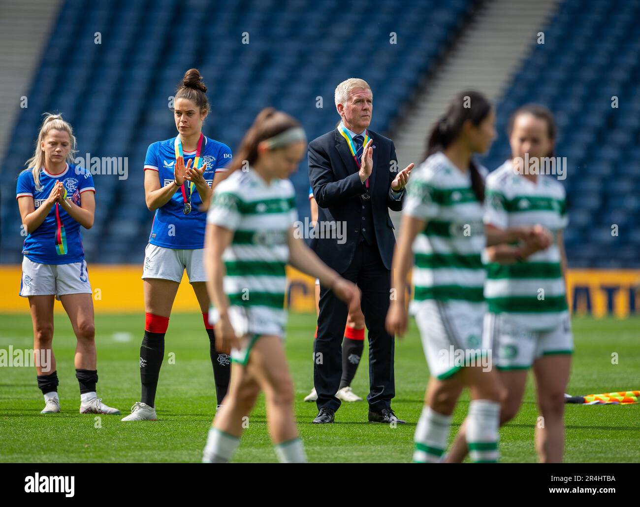 Celtic players trophy hi-res stock photography and images - Alamy