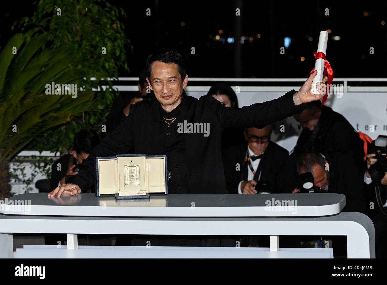 Cannes, France. 27th May 2023. Tran Anh Hung 76th Cannes Film Festival Photocall Winners Cannes Cannes, France. 27th May 2023. Tran Anh Hung 76th Cannes Film Festival Photocall Winners Cannes
