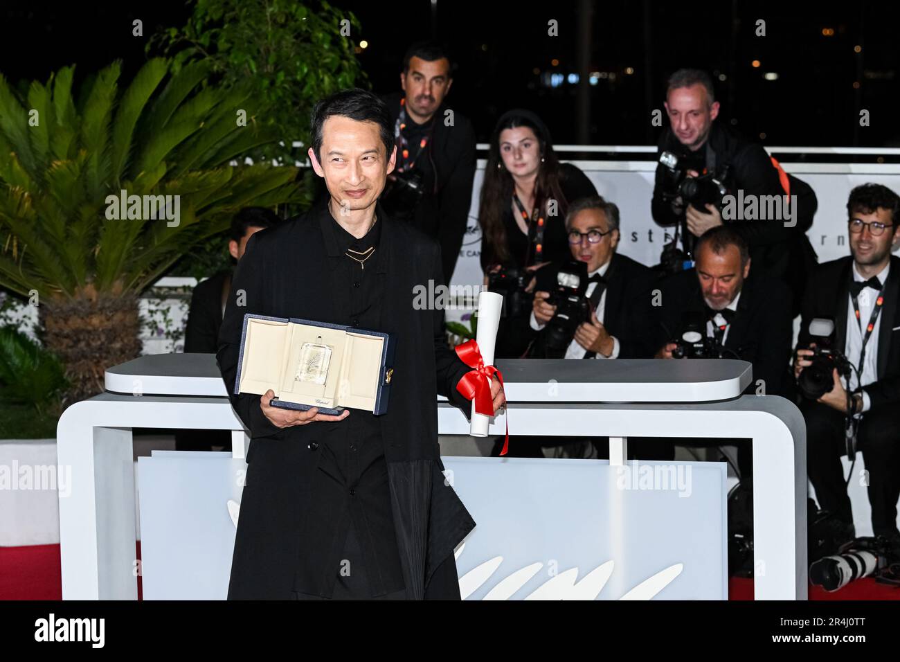 Cannes, France. 27th May 2023. Tran Anh Hung 76th Cannes Film Festival Photocall Winners Cannes Cannes, France. 27th May 2023. Tran Anh Hung 76th Cannes Film Festival Photocall Winners Cannes