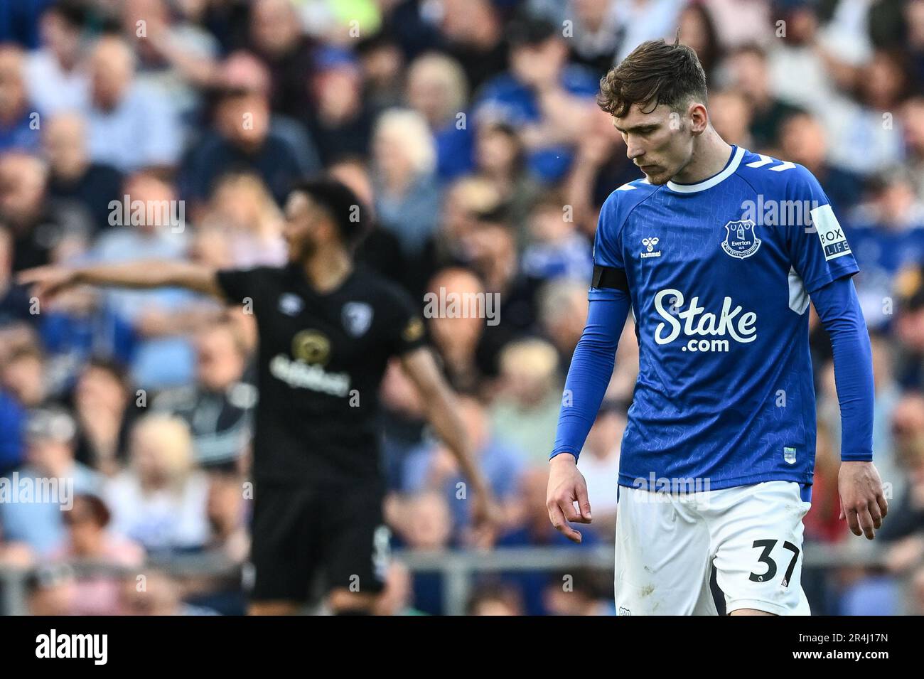 James Garner 37 of Everton during the Premier League match Everton vs