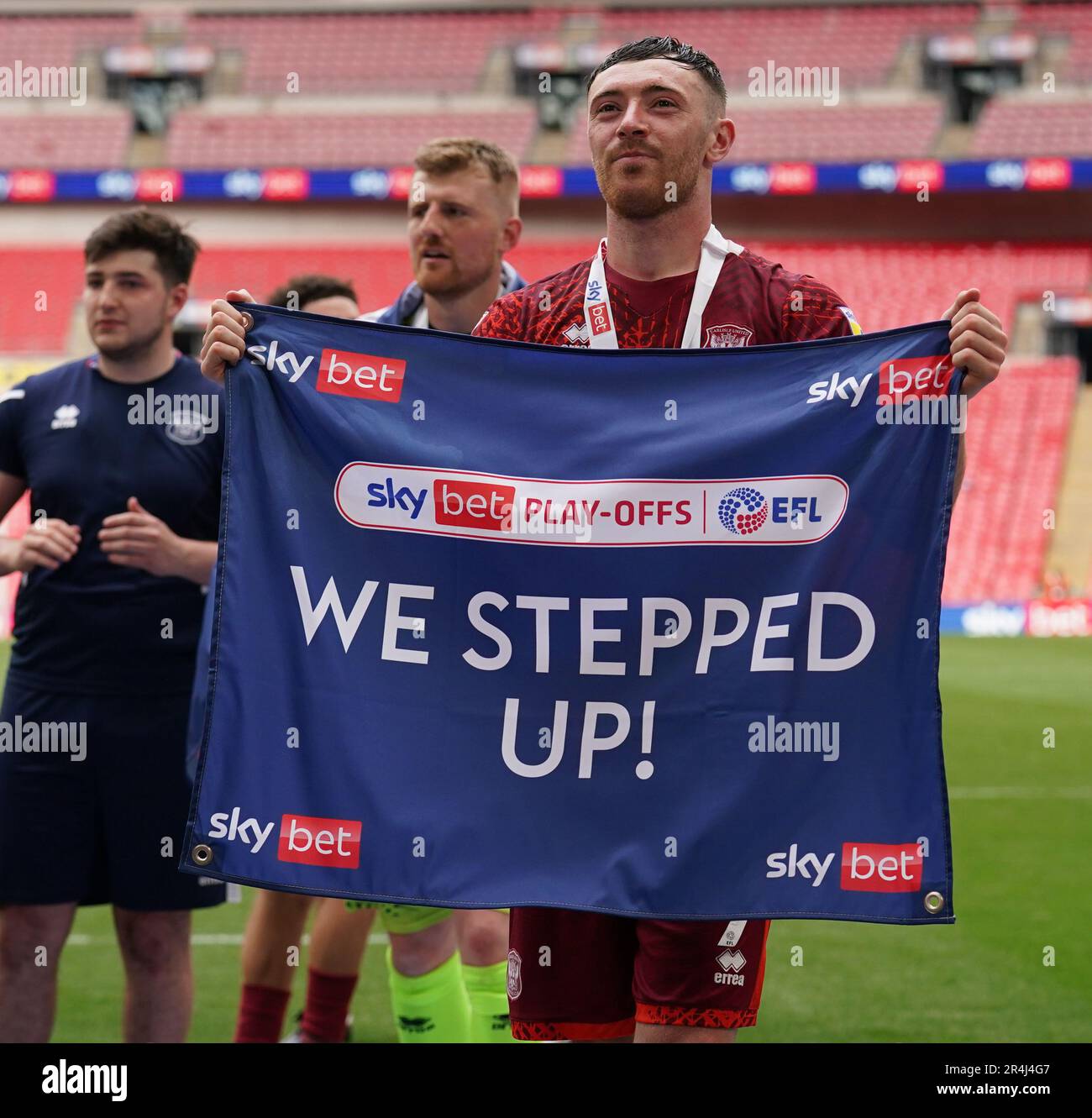 LONDON, ENGLAND - MAY 28: Carlisle's Ryan Edmondson after Carlisle 