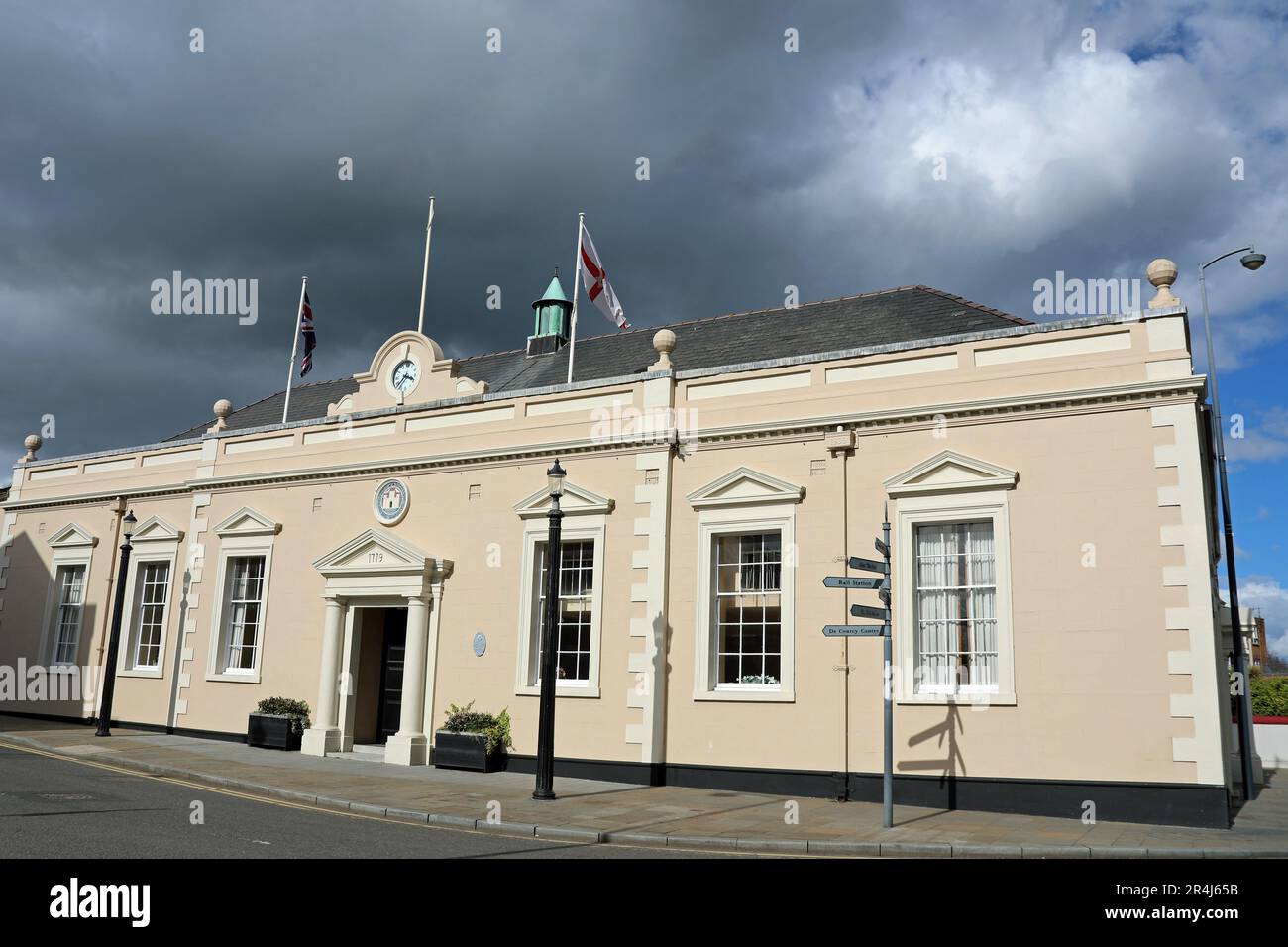 Carrickfergus Town Hall Stock Photo Alamy