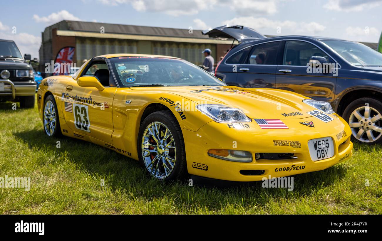 Chevrolet Corvette C5, on display at the Abingdon Air & Country Show on the 20th May 2023. Stock Photo