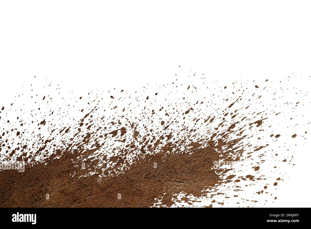mud splash isolated on white background Stock Photo Alamy