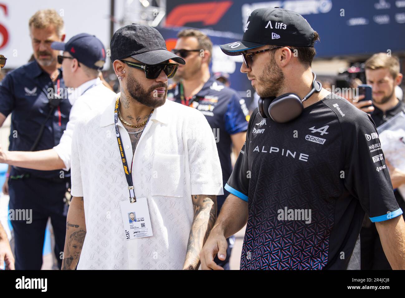 Neymar da Silva Santos Junior, Neymar Jr., GASLY Pierre (fra), Alpine