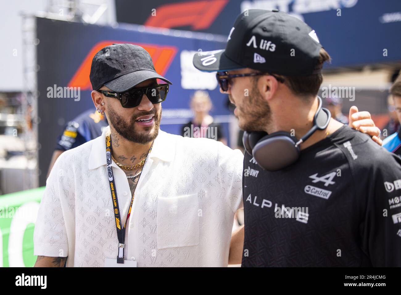 Neymar da Silva Santos Junior, Neymar Jr., GASLY Pierre (fra), Alpine