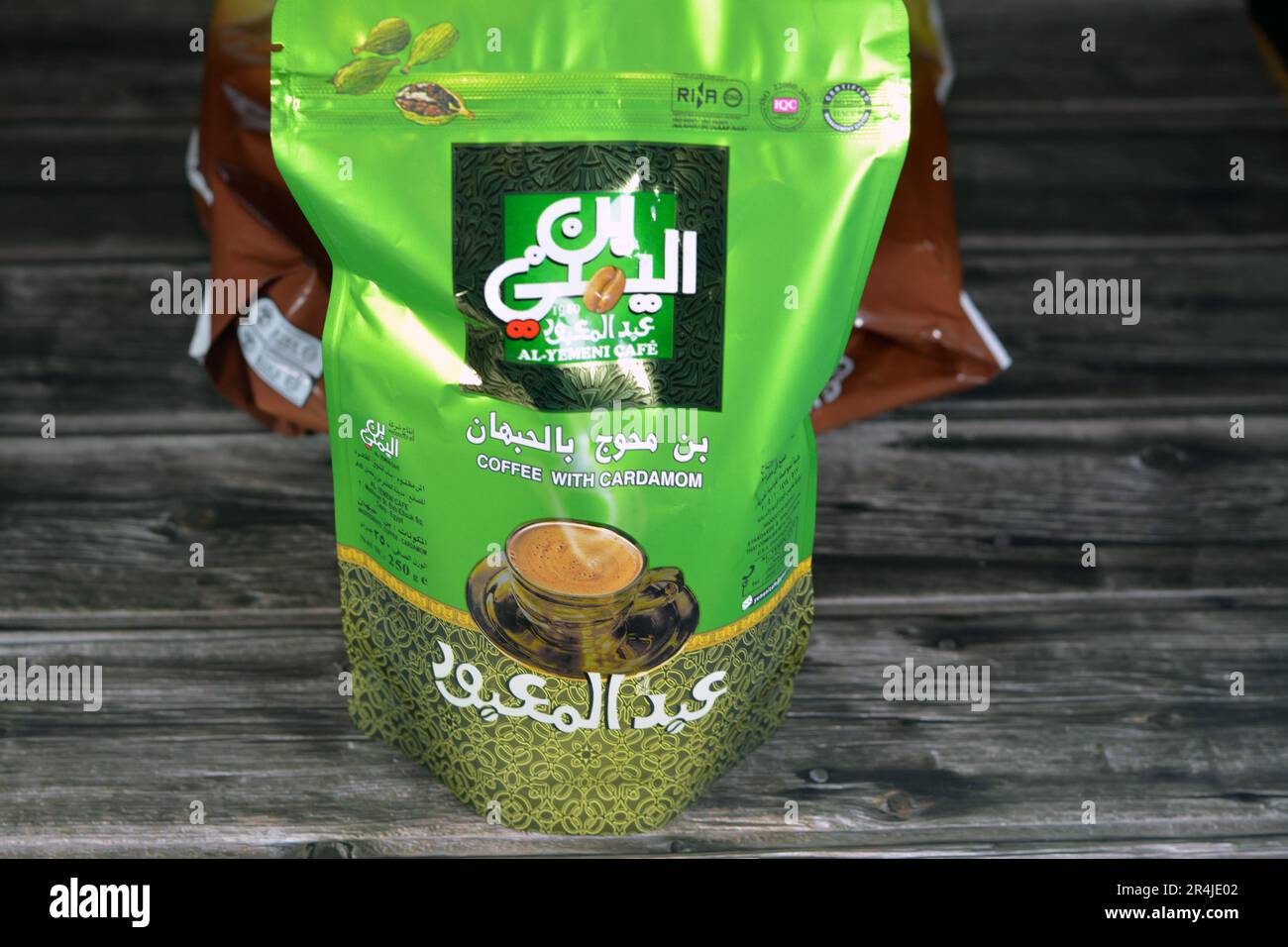 Cairo, Egypt, May 18 2023 Abdelmaboud Coffee Yemeni medium with