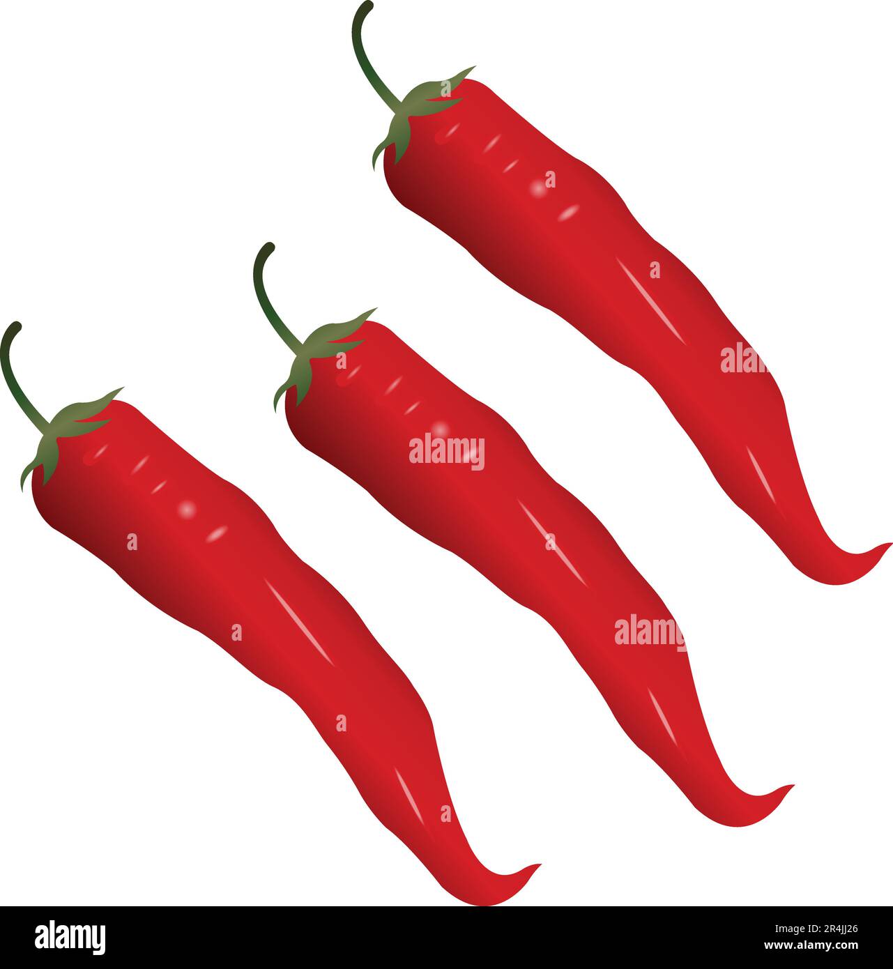 Capsicum, chilli, chili, Chillies Vector Illustration Stock Vector Image & Art Alamy