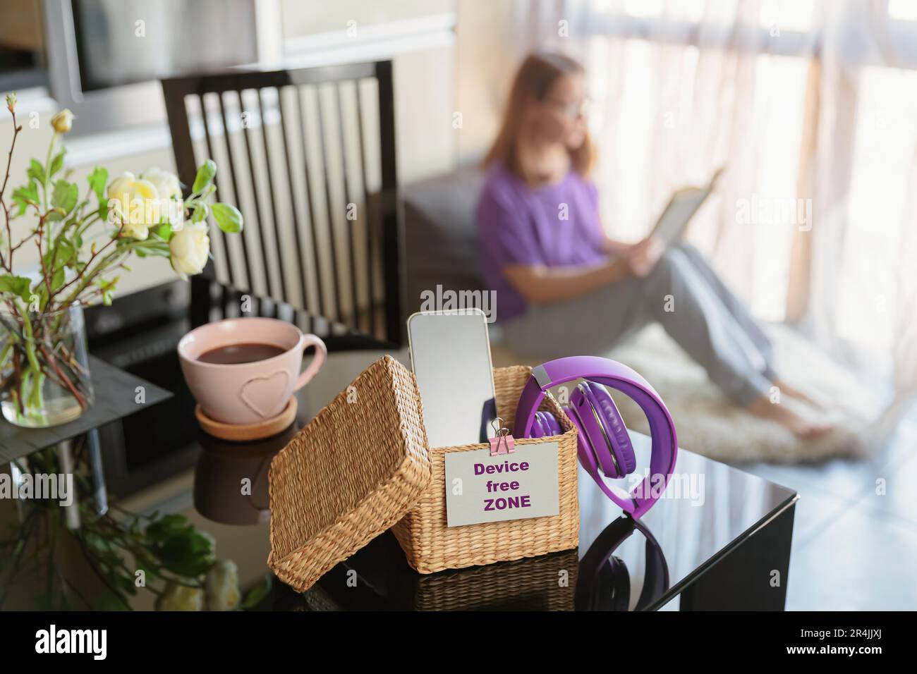 Mental and digital detox concept Stock Photo - Alamy