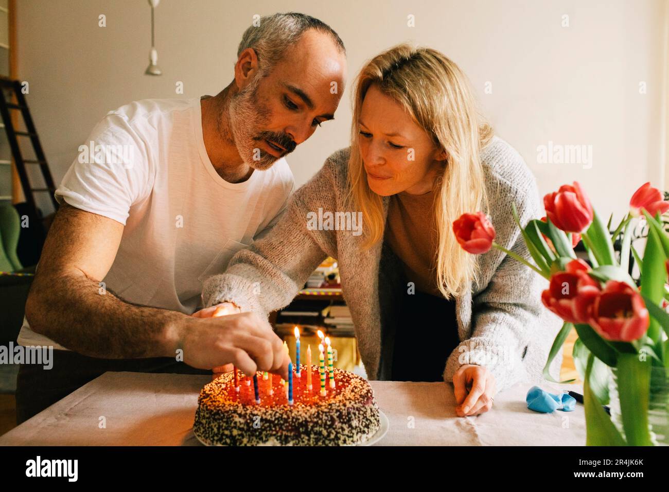 Husband Wife Birthday Cake - Wedding Cake - Anniversary cake -