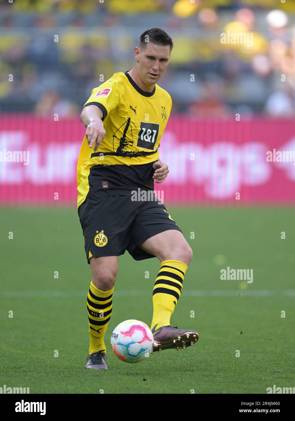 DORTMUND - Niklas Sule of Borussia Dortmund during the Bundesliga match between Borussia Dortmund and 1 FSV Mainz 05 at the Signal Iduna Park on May 27, 2023 in Dortmund, Germany. AP | Dutch Height | GERRIT OF COLOGNE Stock Photo