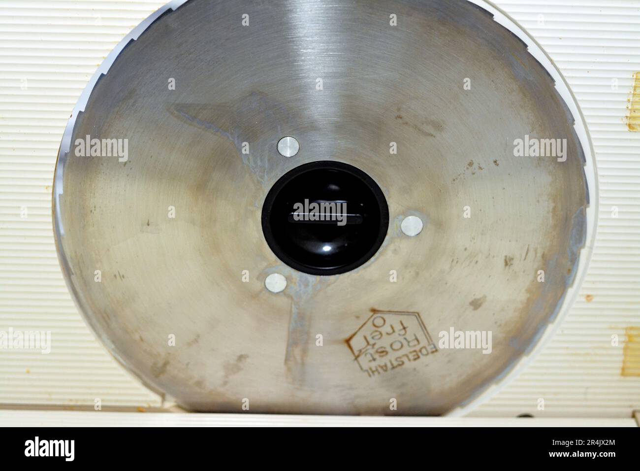 Cairo, Egypt, May 18 2023 Bosch electronic de luxe meat slicer made in