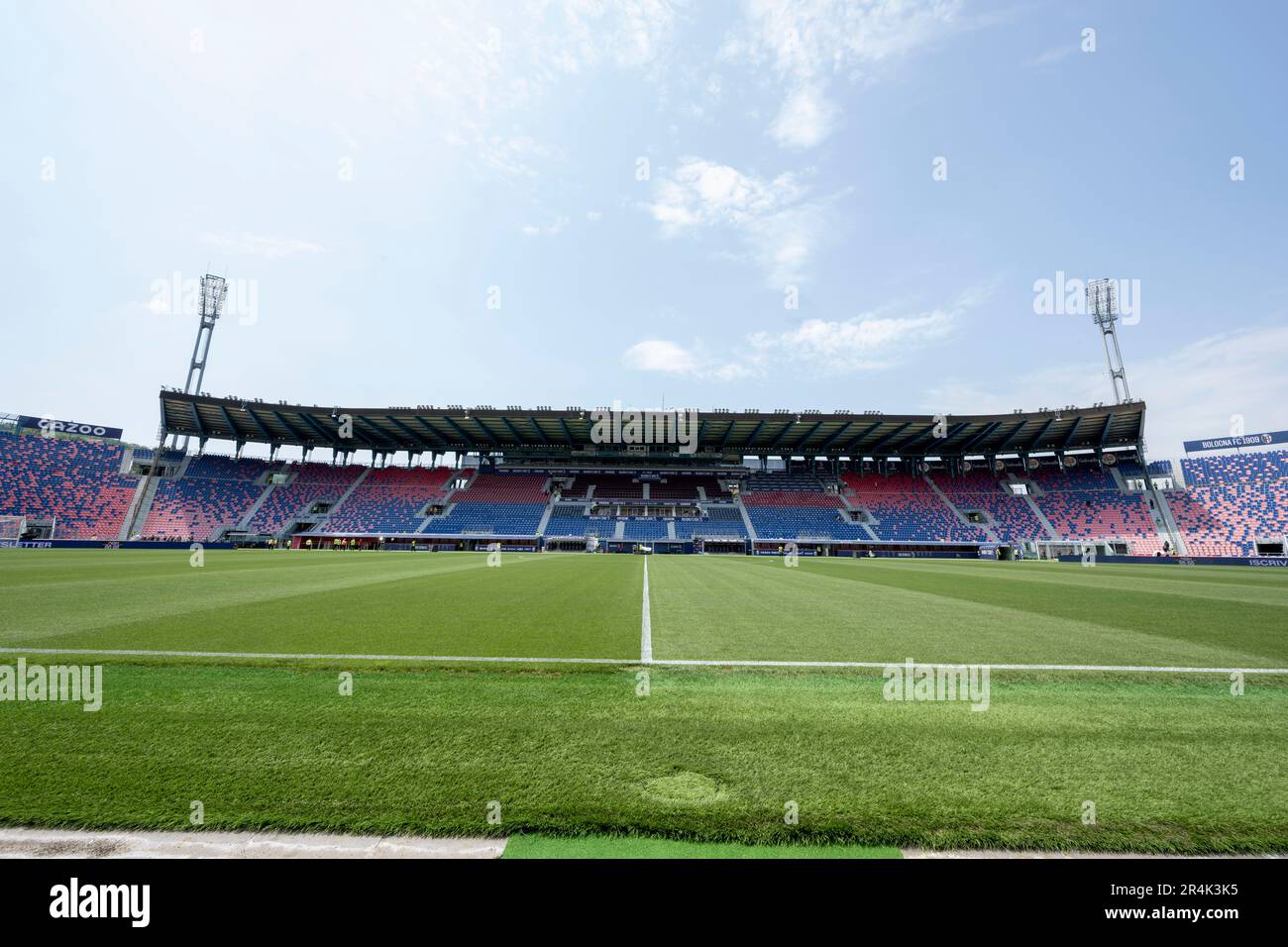 Bologna, Italy. 28th May, 2023. Renato Dall Ara Stadium (Bologna) during the Italian "Serie A" match between Bologna 2-2 Napoli at Renato Dall Ara Stadium on May 28, 2023 in Bologna, Italy. Credit: Maurizio Borsari/AFLO/Alamy Live News Credit: Aflo Co. Ltd./Alamy Live News Stock Photo