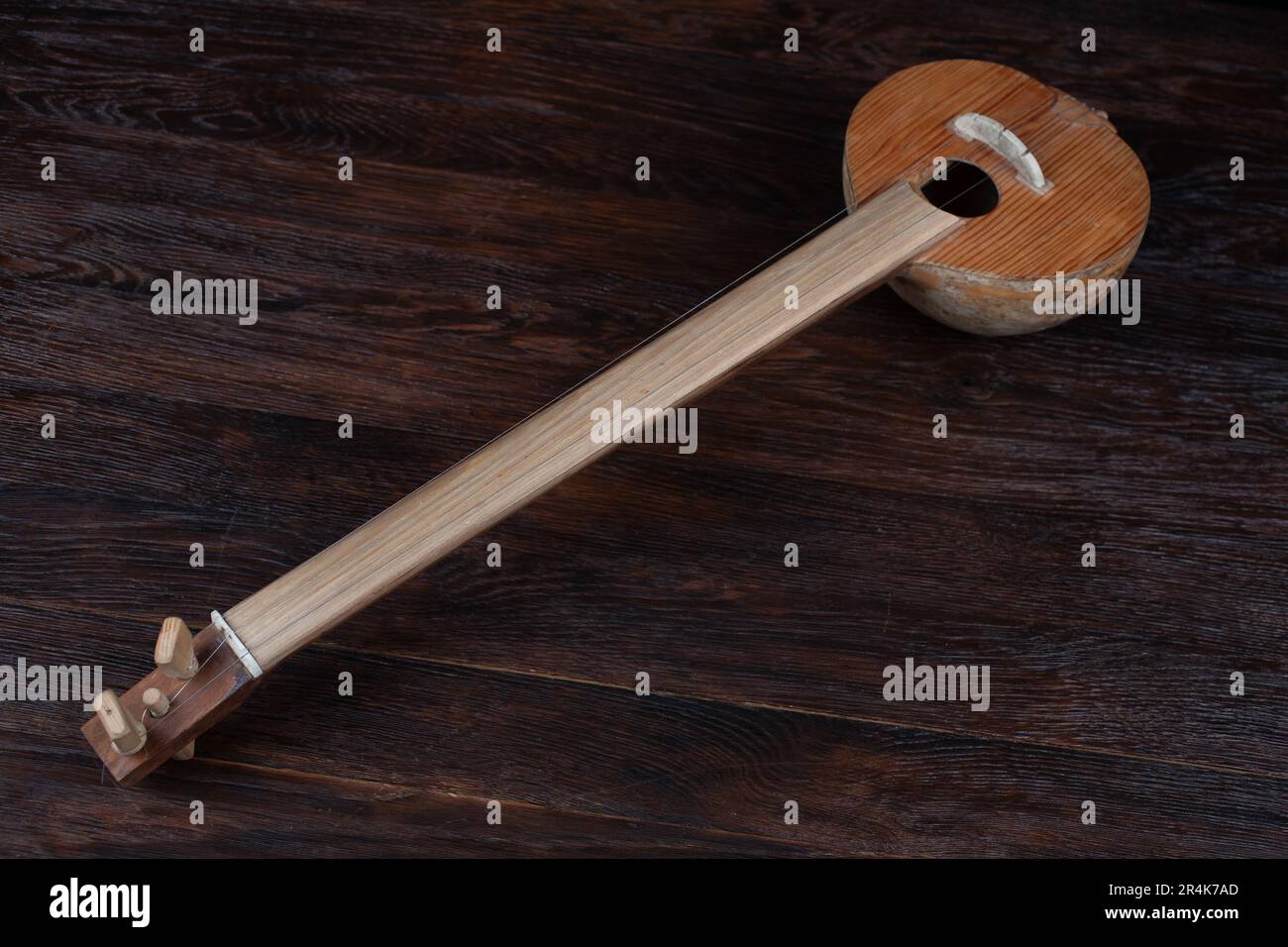 Turkish tambur. Longnecked folk string instrument of the lute family