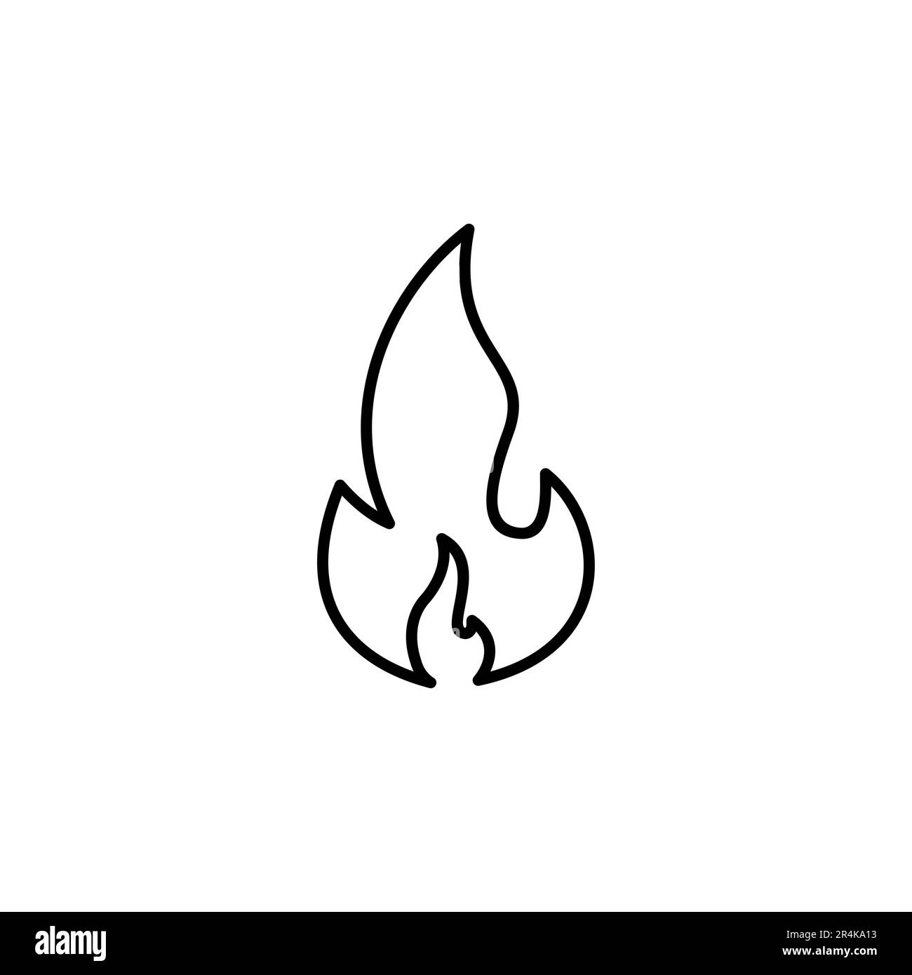 Fire icon vector. fire vector icon Stock Vector Image & Art - Alamy