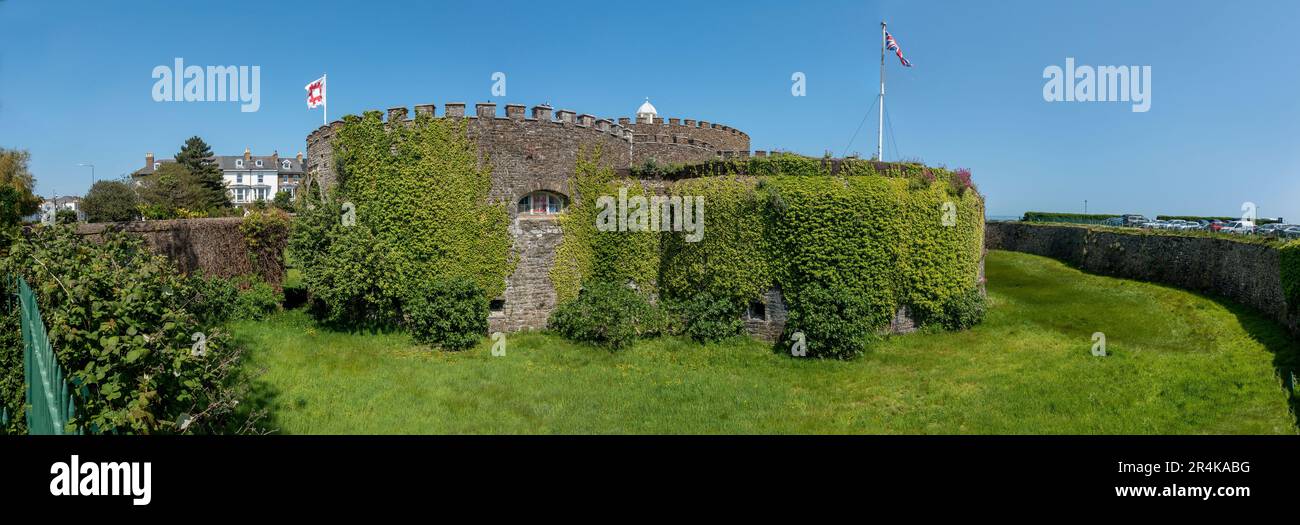 Deal Castle,Deal,Kent,England,Panorama Stock Photo