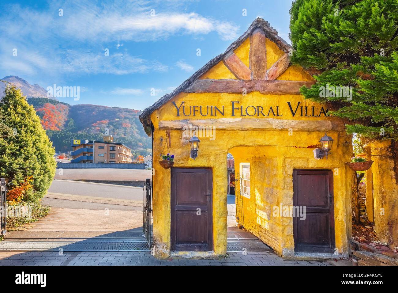 Yufuin, Japan Nov 27 2022 Yufuin Floral Village is a theme park