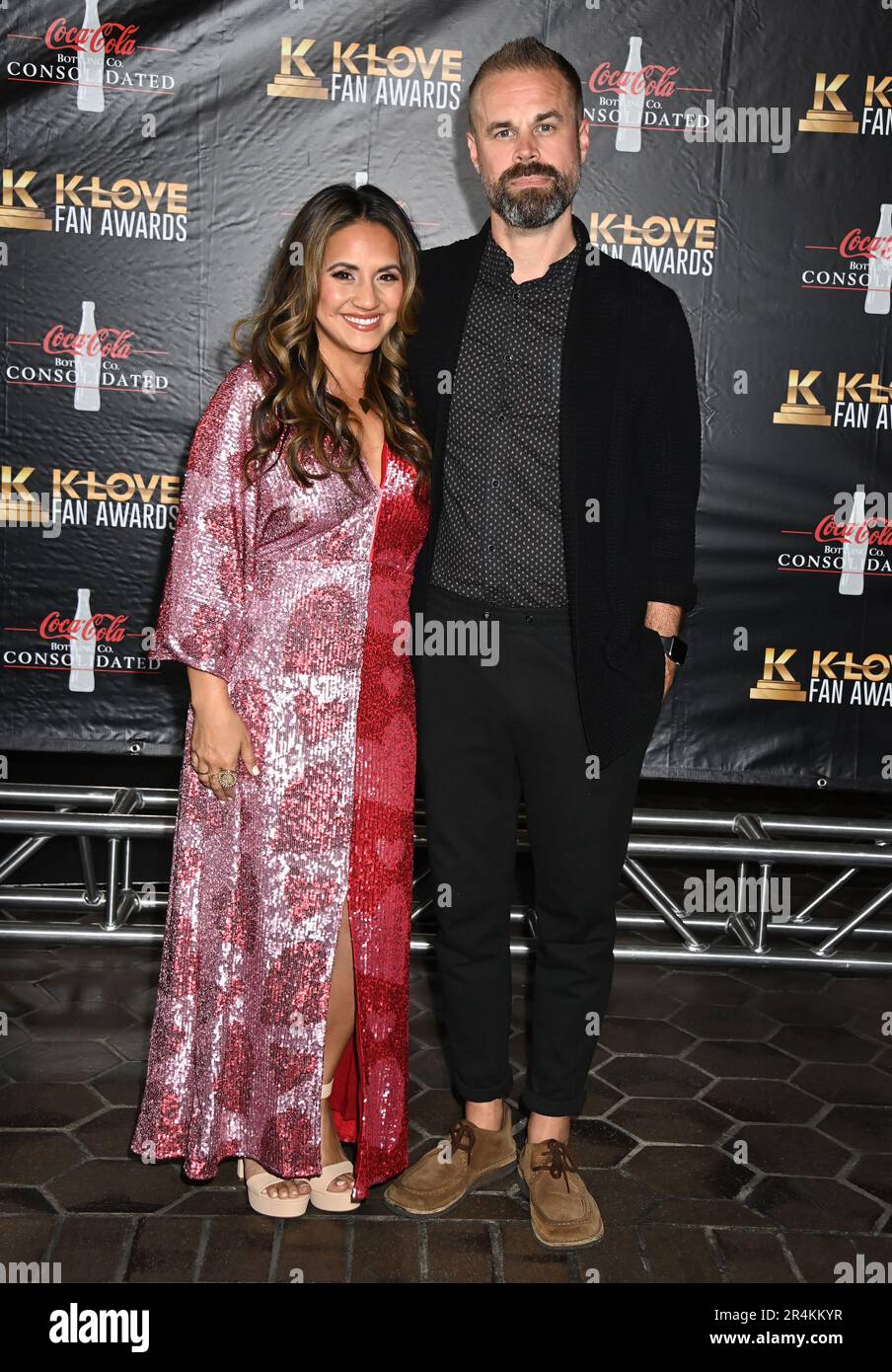 Nashville, USA. 28th May, 2023. Rachael Lampa and Brendan McCarthy at the K-LOVE Fan Awards held at the Grand Ole Opry House on May 28, 2023 in Nashville, TN. © Tammie Arroyo/AFF-USA.com Credit: AFF/Alamy Live News Stock Photo