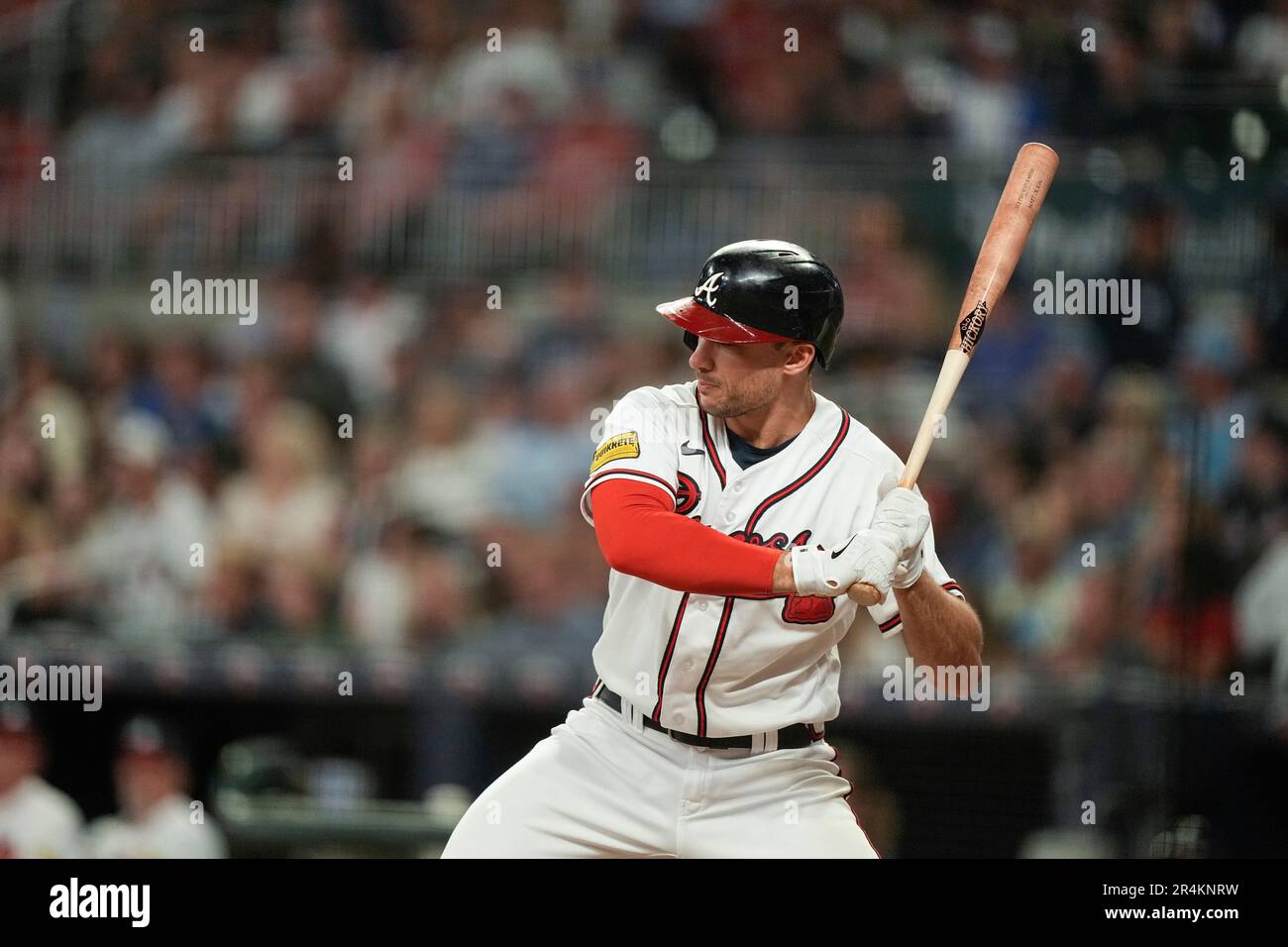 Atlanta Braves' Matt Olson (28) during a baseball game against the ...