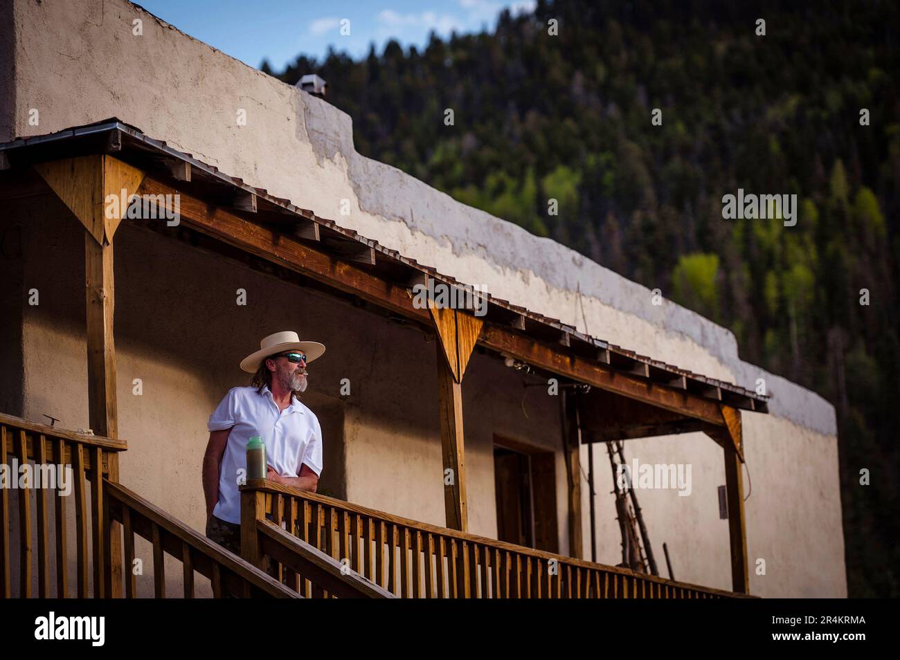 Mike Robinson, a resident of Red River, is photographed Sunday, May 28