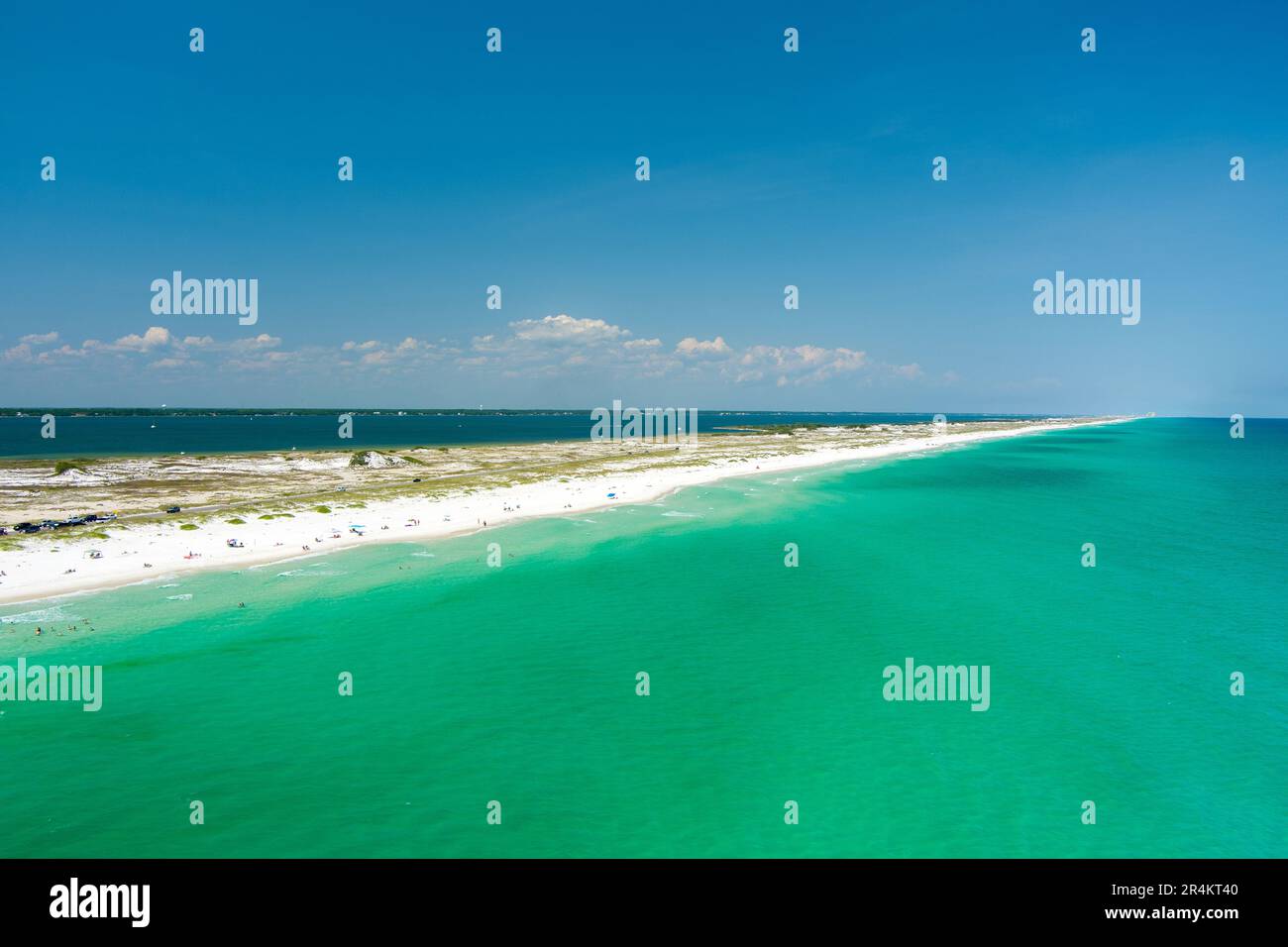 Aerial view of Opal Beach in Pensacola, Florida Stock Photo Alamy