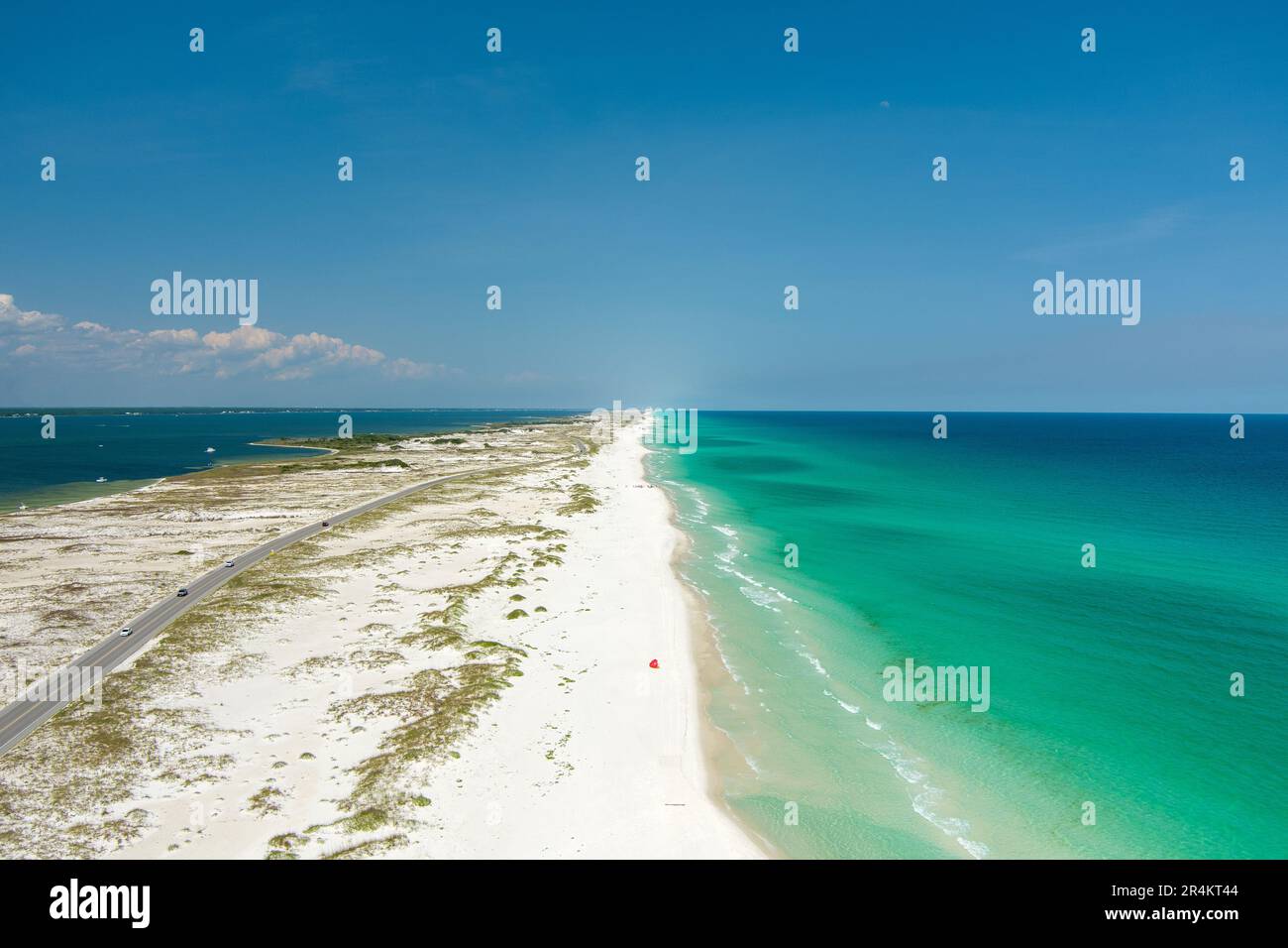 Aerial view of Opal Beach in Pensacola, Florida Stock Photo Alamy