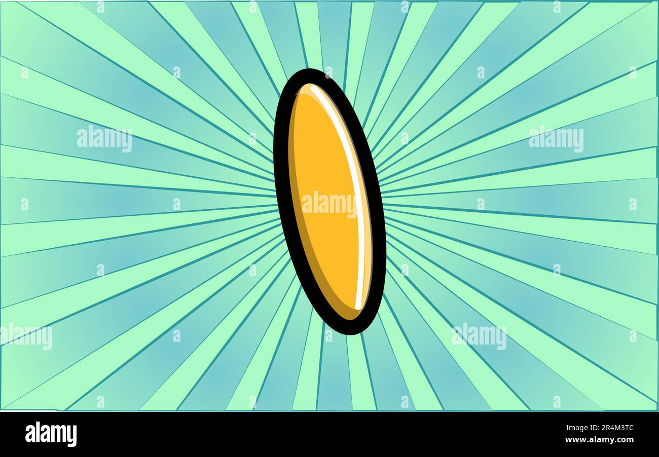 Medical pharmacological yellow oval healing capsule pill, medicine for health care on abstract