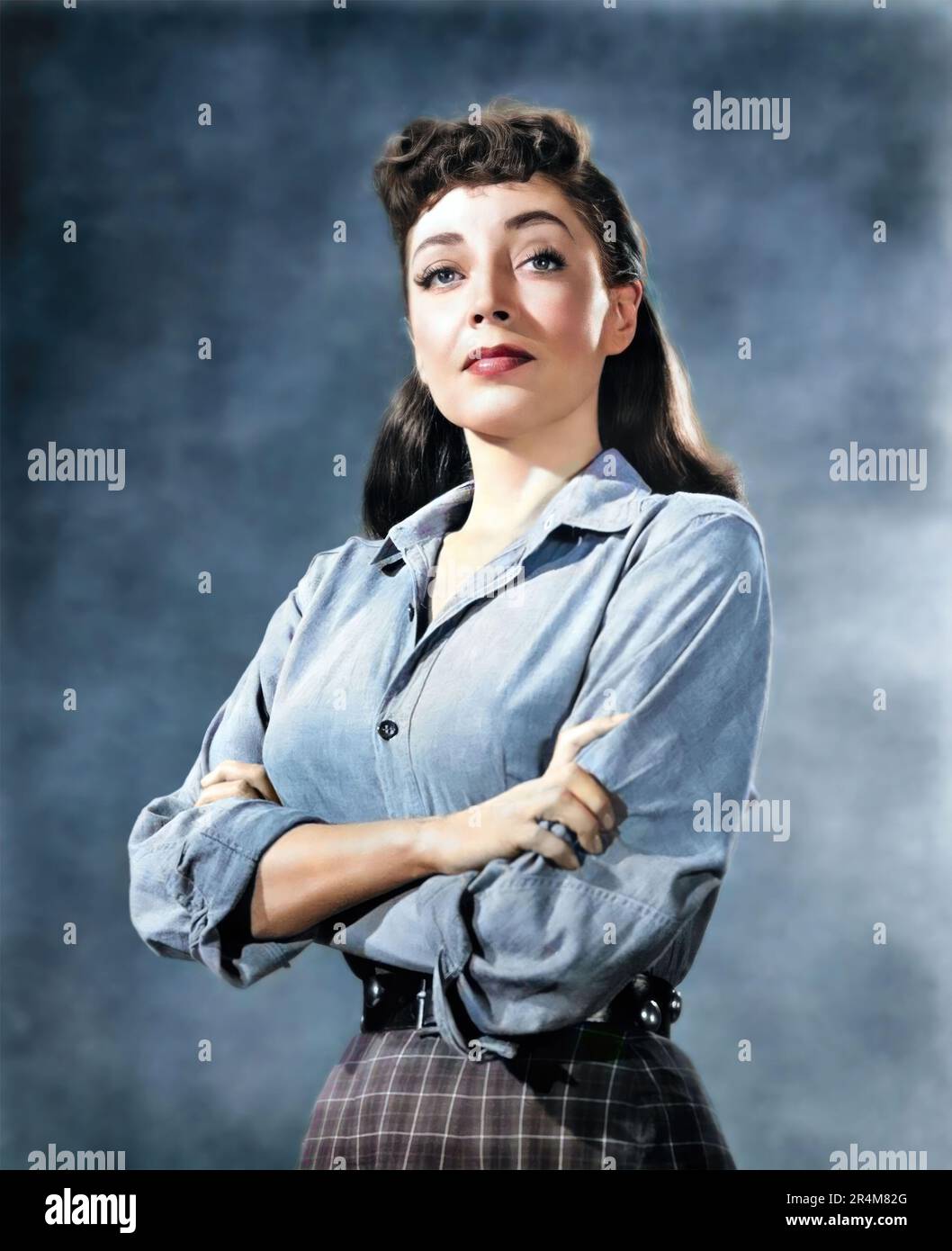 MARIE WINDSOR in DAY OF THE BAD MAN (1958), directed by HARRY KELLER. Credit: UNIVERSAL INTERNATIONAL / Album Stock Photo