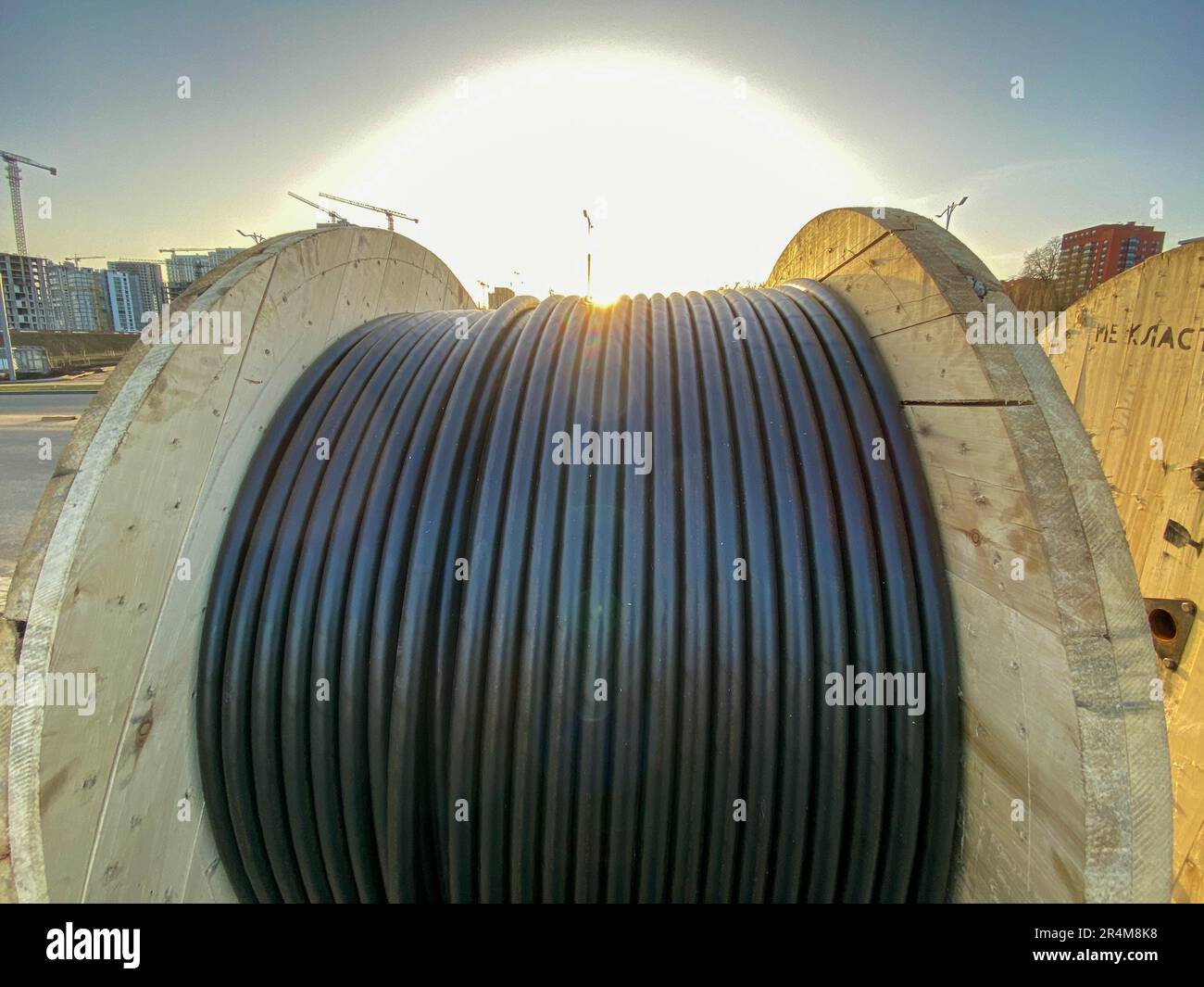 A cable reel is a round, drumshaped object such as a spool used to