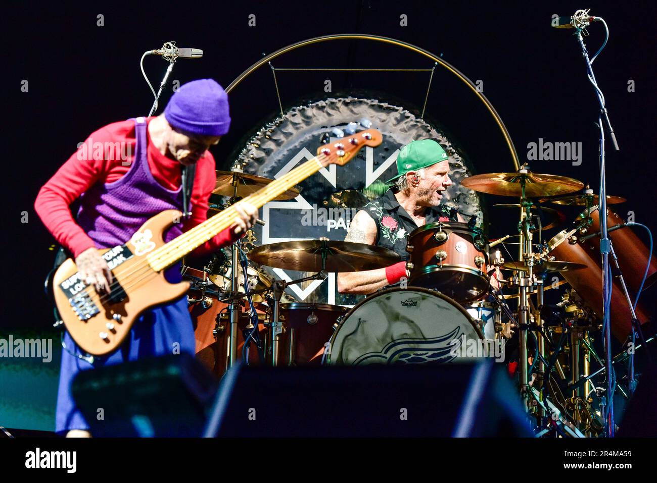 Napa, California, USA. 28th May, 2023. Red Hot Chili Peppers performing on stage at the BottleRock 2023 Music Festival. Credit: Ken Howard/Alamy Live News Stock Photo