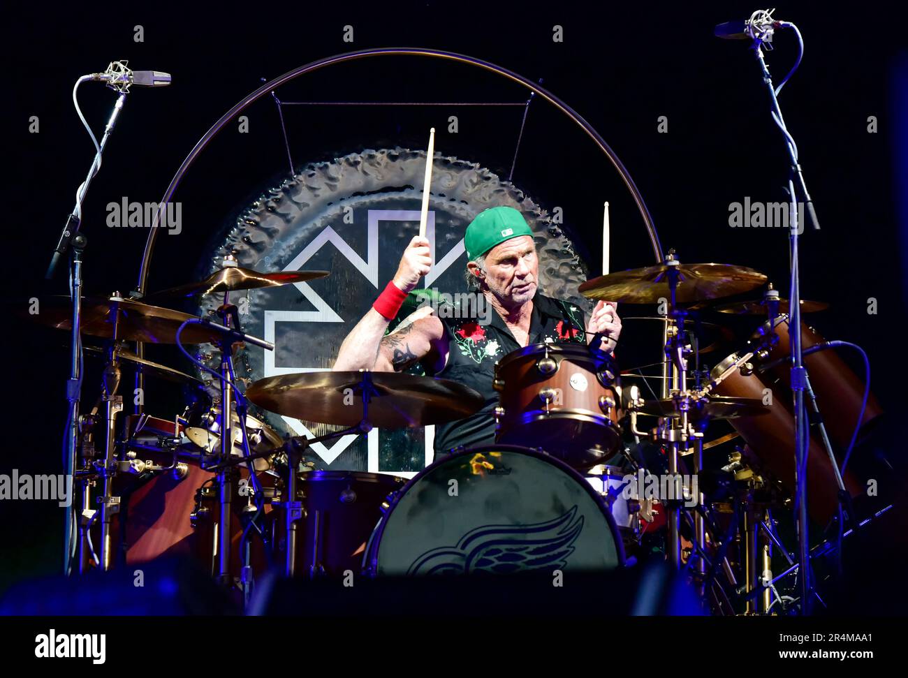 Napa, California, USA. 28th May, 2023. Red Hot Chili Peppers performing on stage at the BottleRock 2023 Music Festival. Credit: Ken Howard/Alamy Live News Stock Photo
