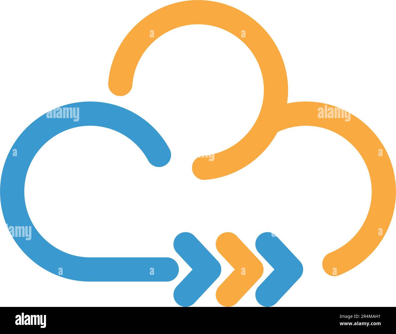 Cloud logo icon design illustration Stock Vector Image & Art - Alamy