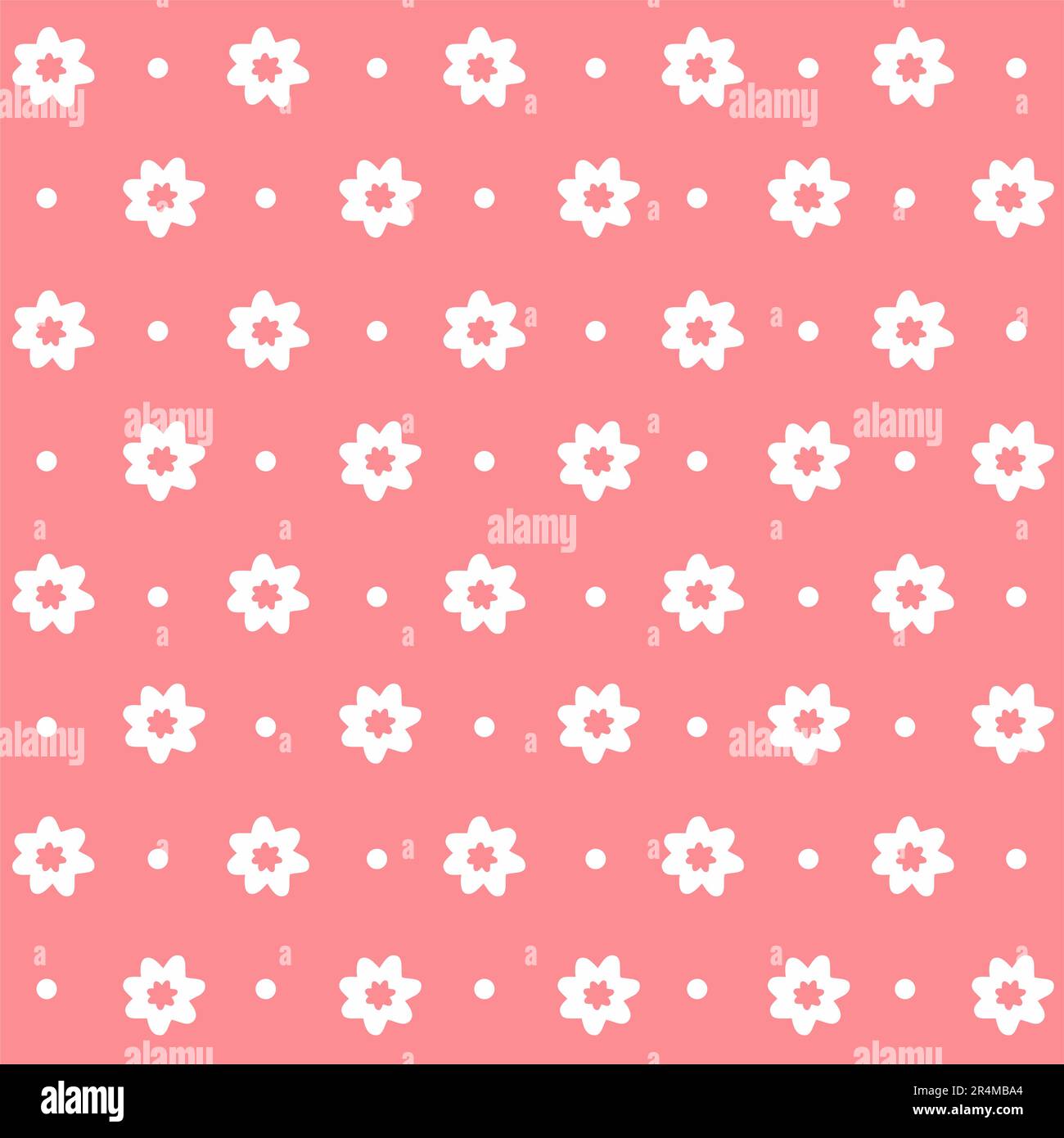 Decorative seamless pattern with abstract flowers Stock Vector Image ...