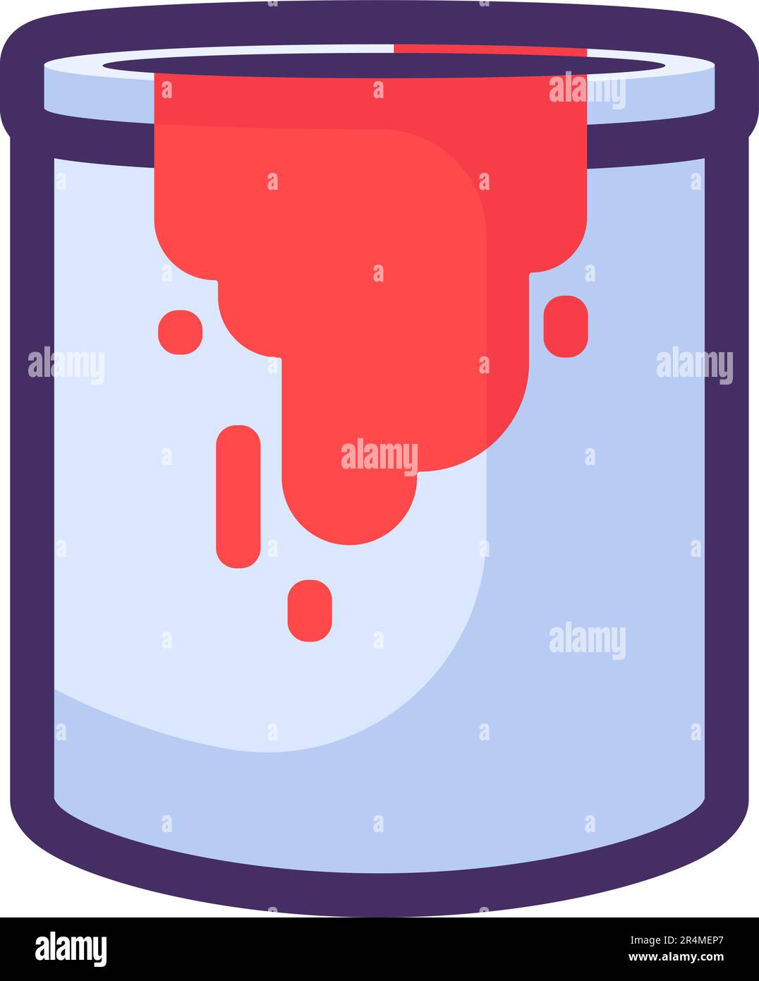 Dried paint tin. Toxic Explosive Materials. Hazardous waste pollution