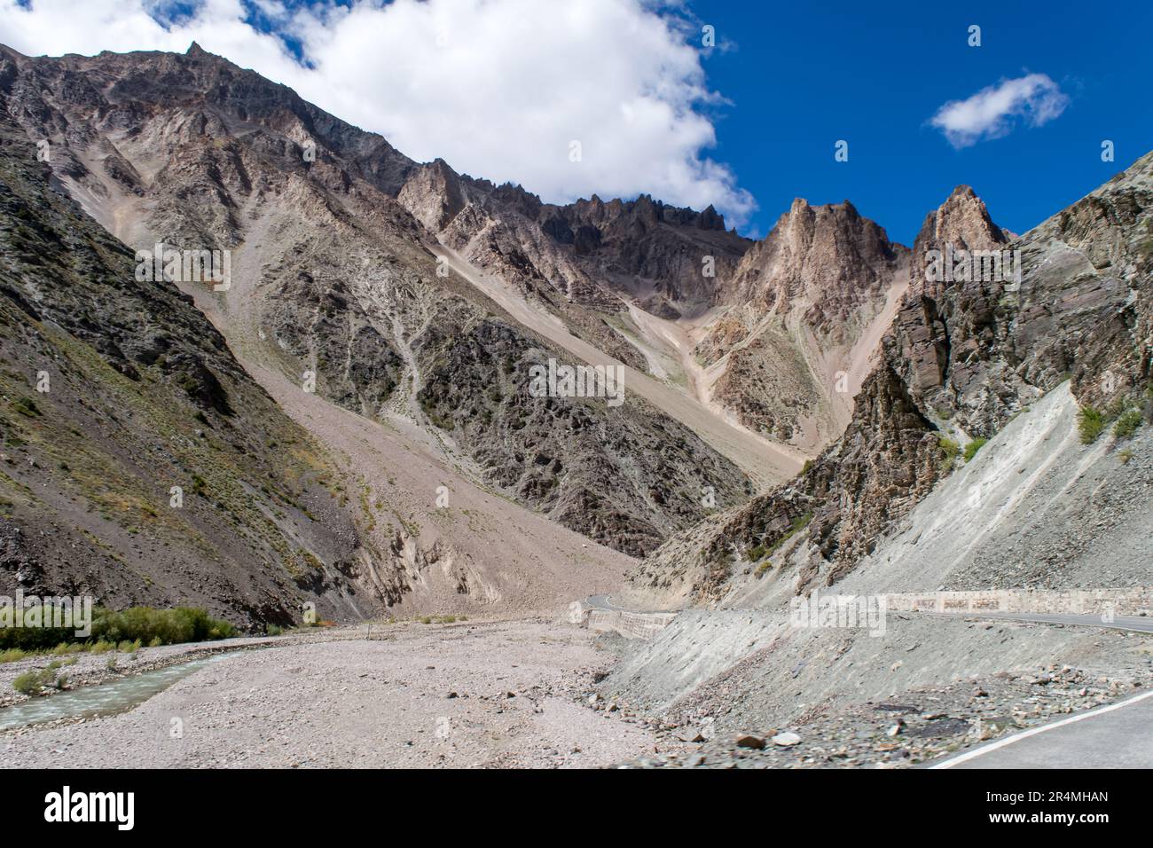 Beautiful and unexplored Nelong Valley in Uttarakhand Stock Photo