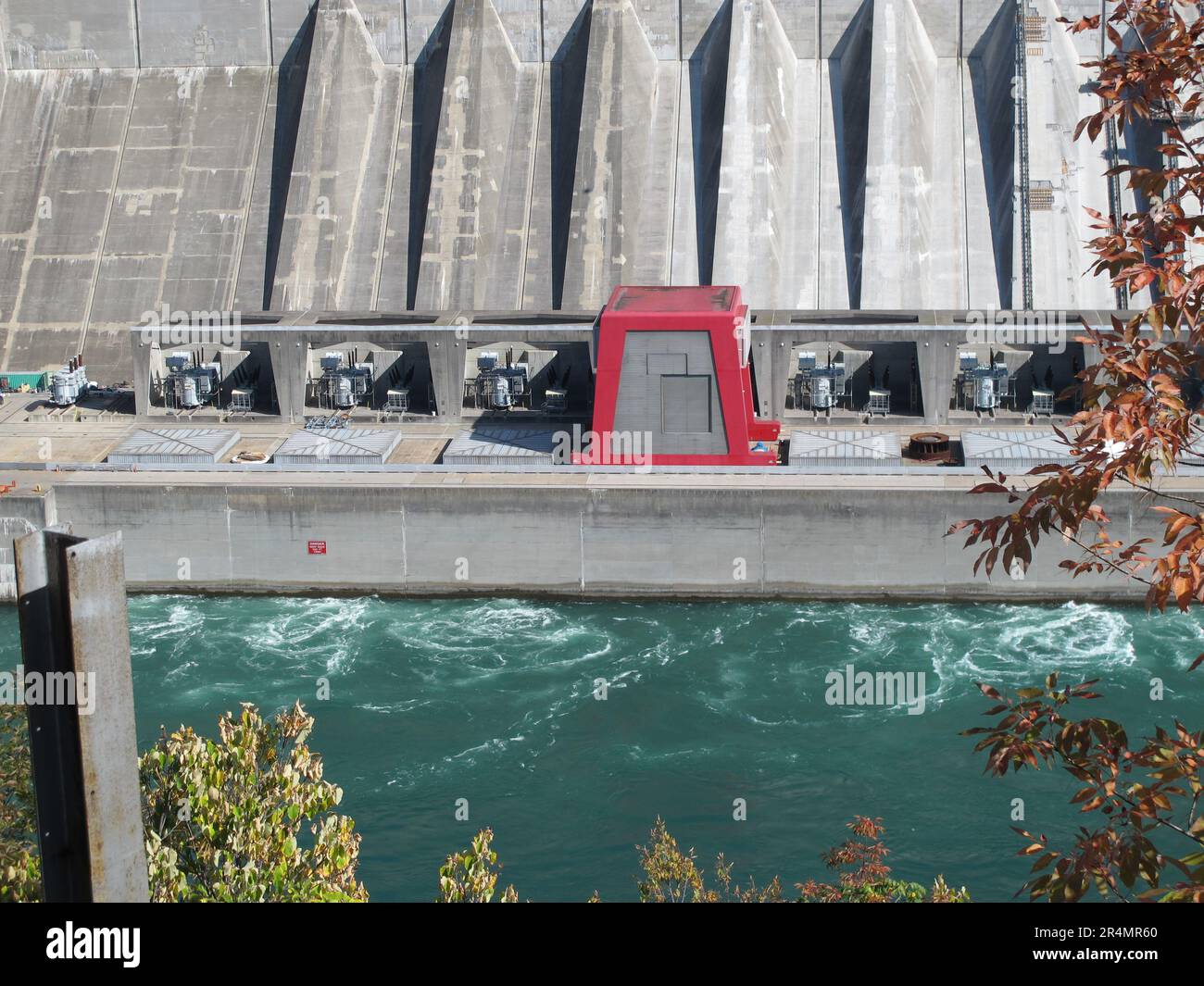 Niagara river Power plant station. Ontario. Canada. Stock Photo