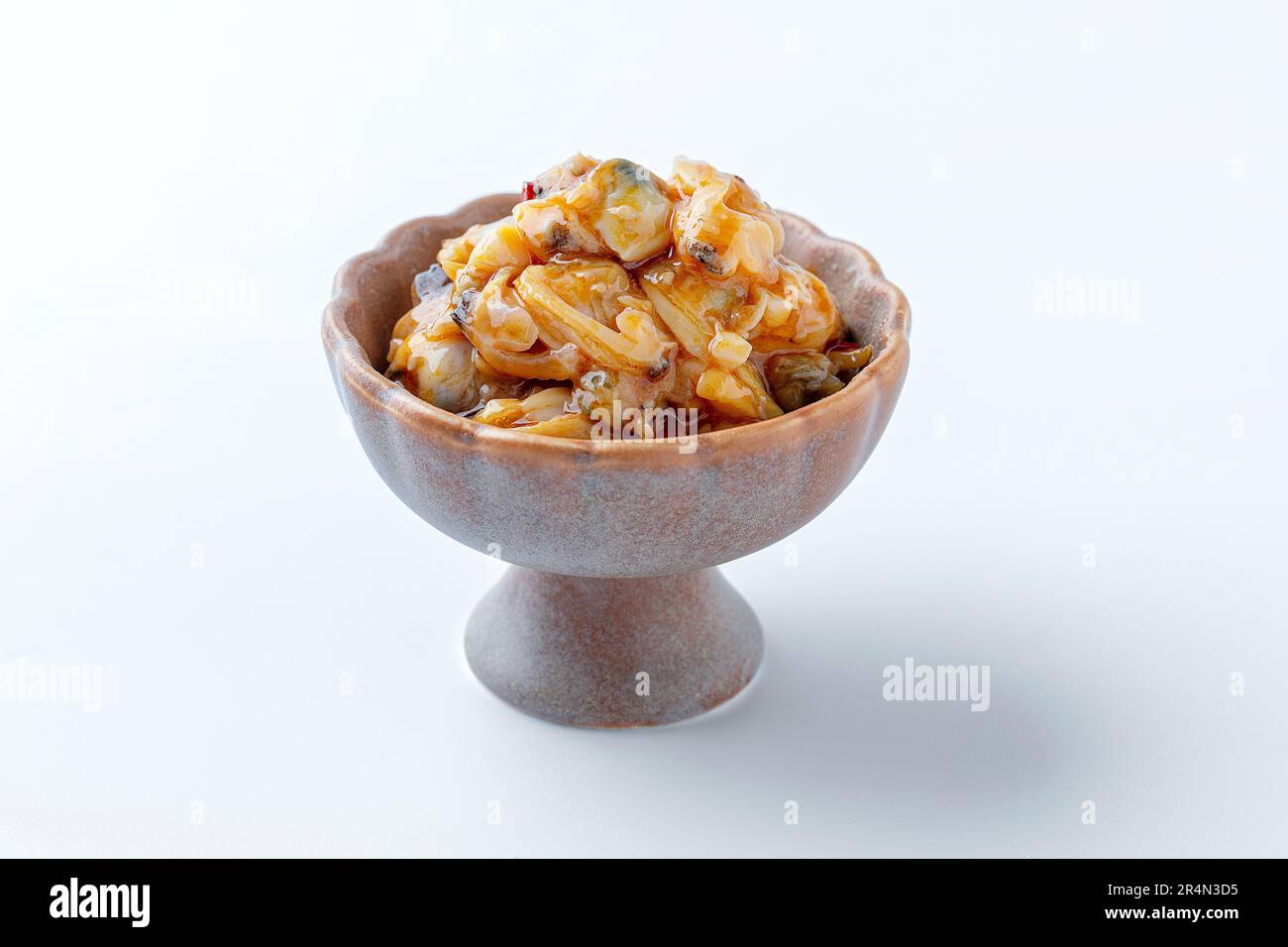 Pickled Japanese littleneck clam  ,Close-up of clams Stock Photo