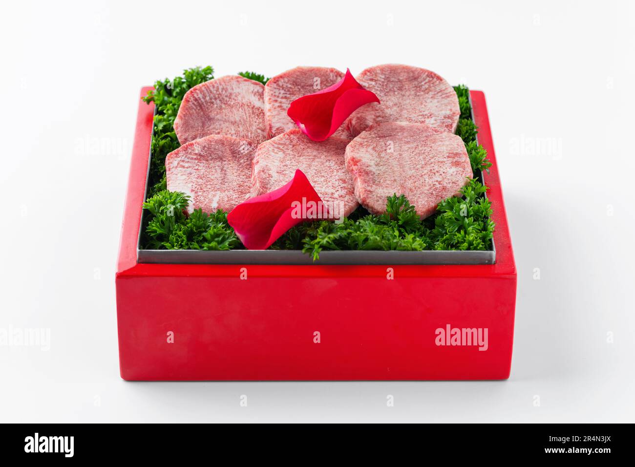 Korean or Japanese barbecue, Thick Cut slice beef tongue,for hot pot or